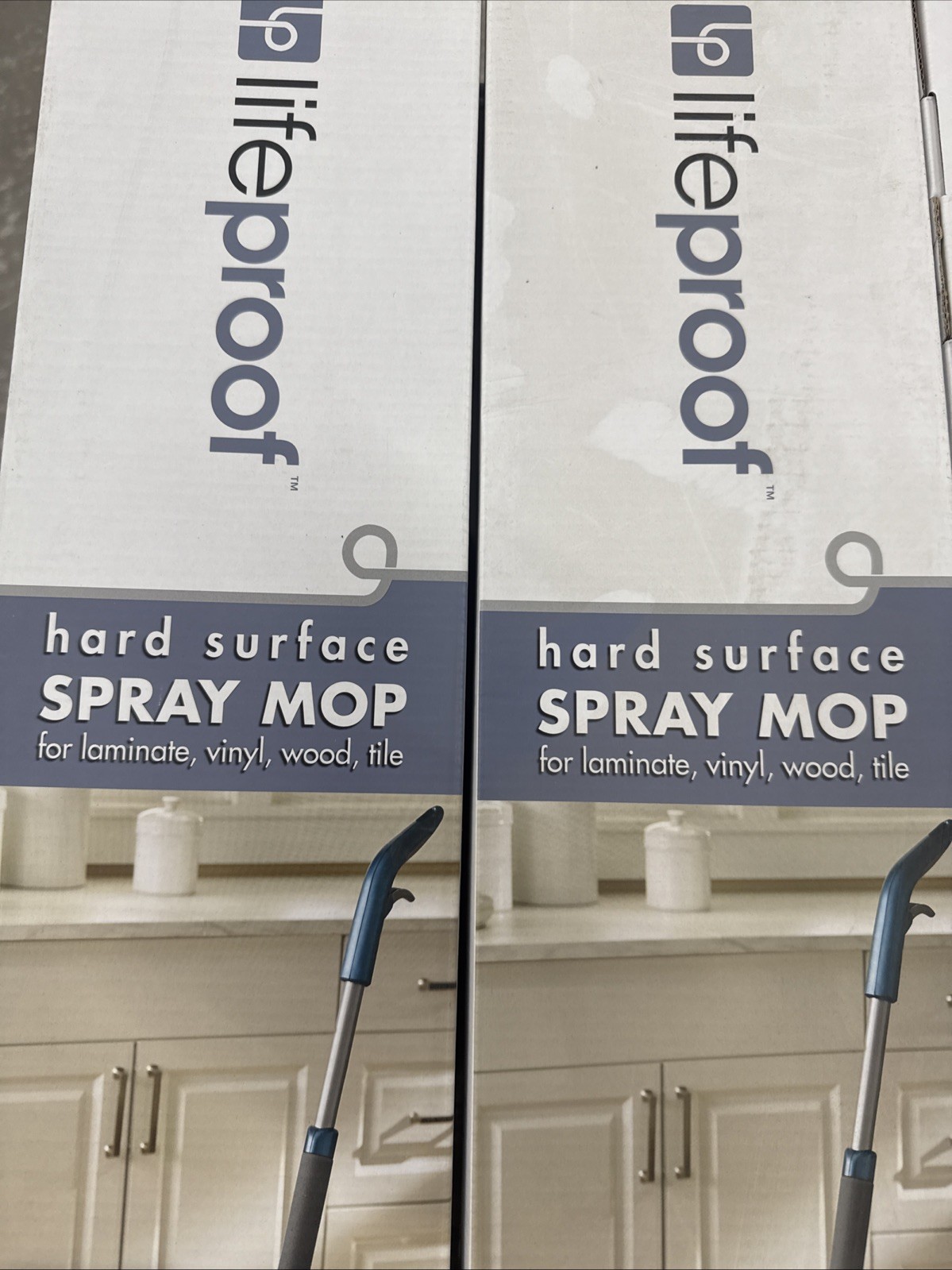 2X Lifeproof Hard Surface Floor Spray Mop For Laminate Vinyl Wood Tile