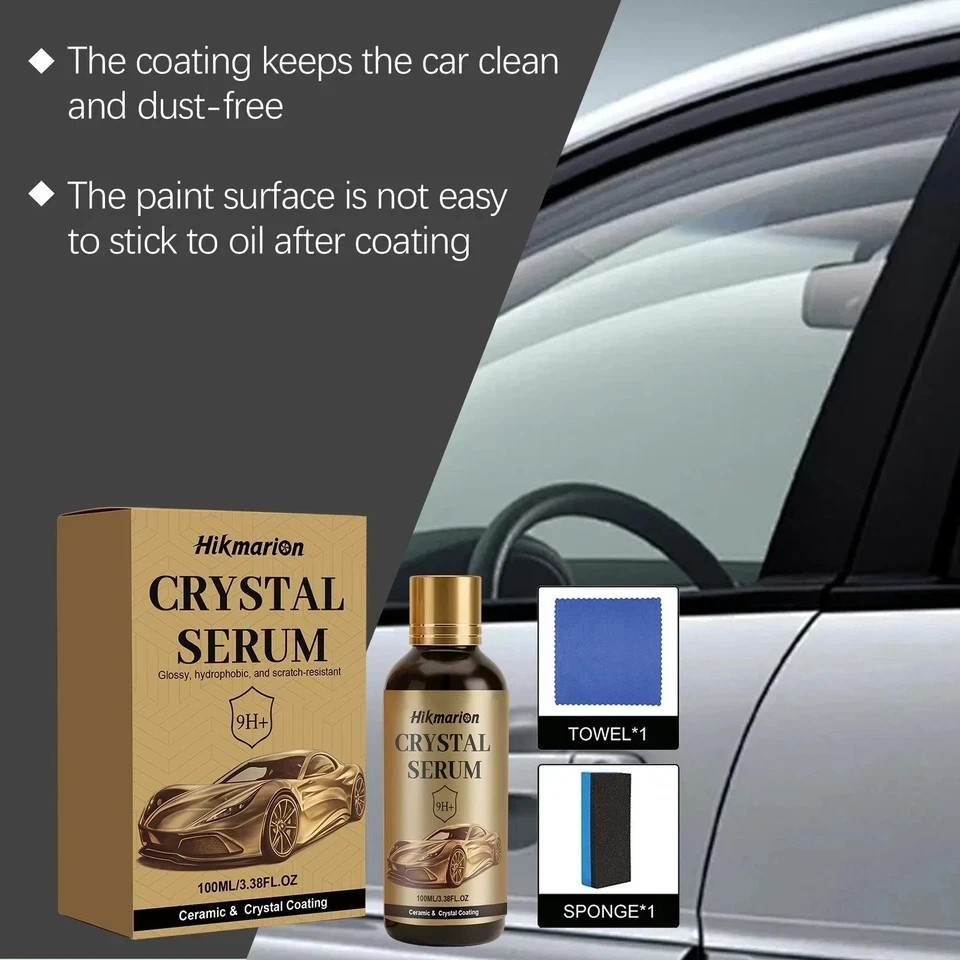(3 SET) 100ML PTZ Crystal Serum – Advanced Graphene Ceramic Coating For Cars US