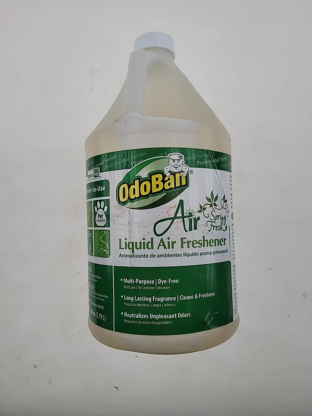 OdoBan 977462-G RTU Air Spring Fresh Liquid Air Freshener, 1 Gallon Bottle