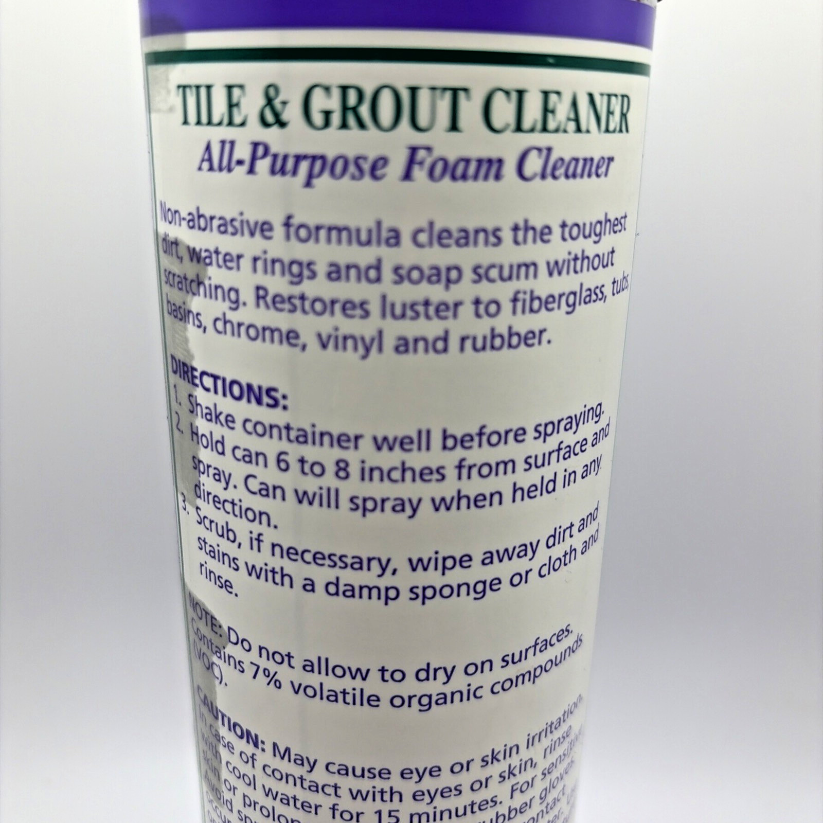 Vintage Fuller Brush Grout And Tile Cleaner All Purpose Foam Cleaner 20oz Prop