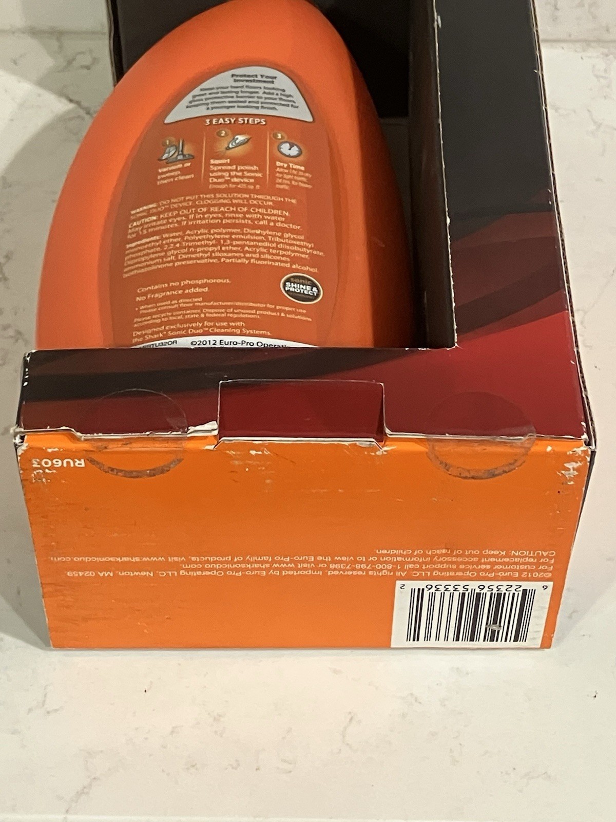 Shark Professional Wood & Hard Floor Polish – Sonic Duo – 28 Oz With Pad