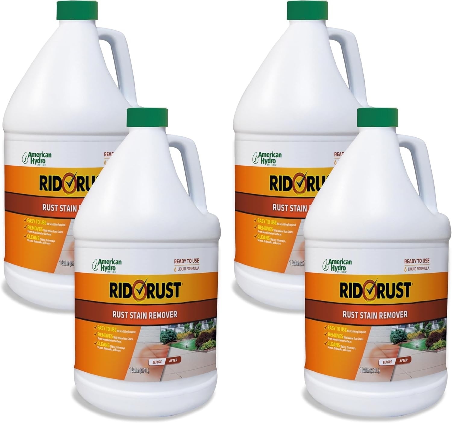 Outdoor Liquid Rust Stain Remover, Removes Stains, Calcium, and Limescale fro…