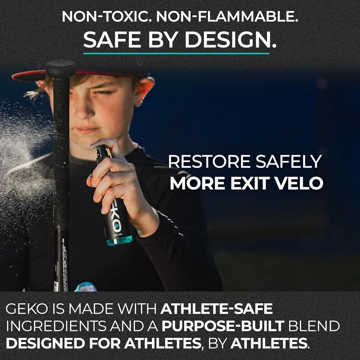 Non-Toxic Geko Grip Restore Spray for Enhanced Traction in All Sports Equipment