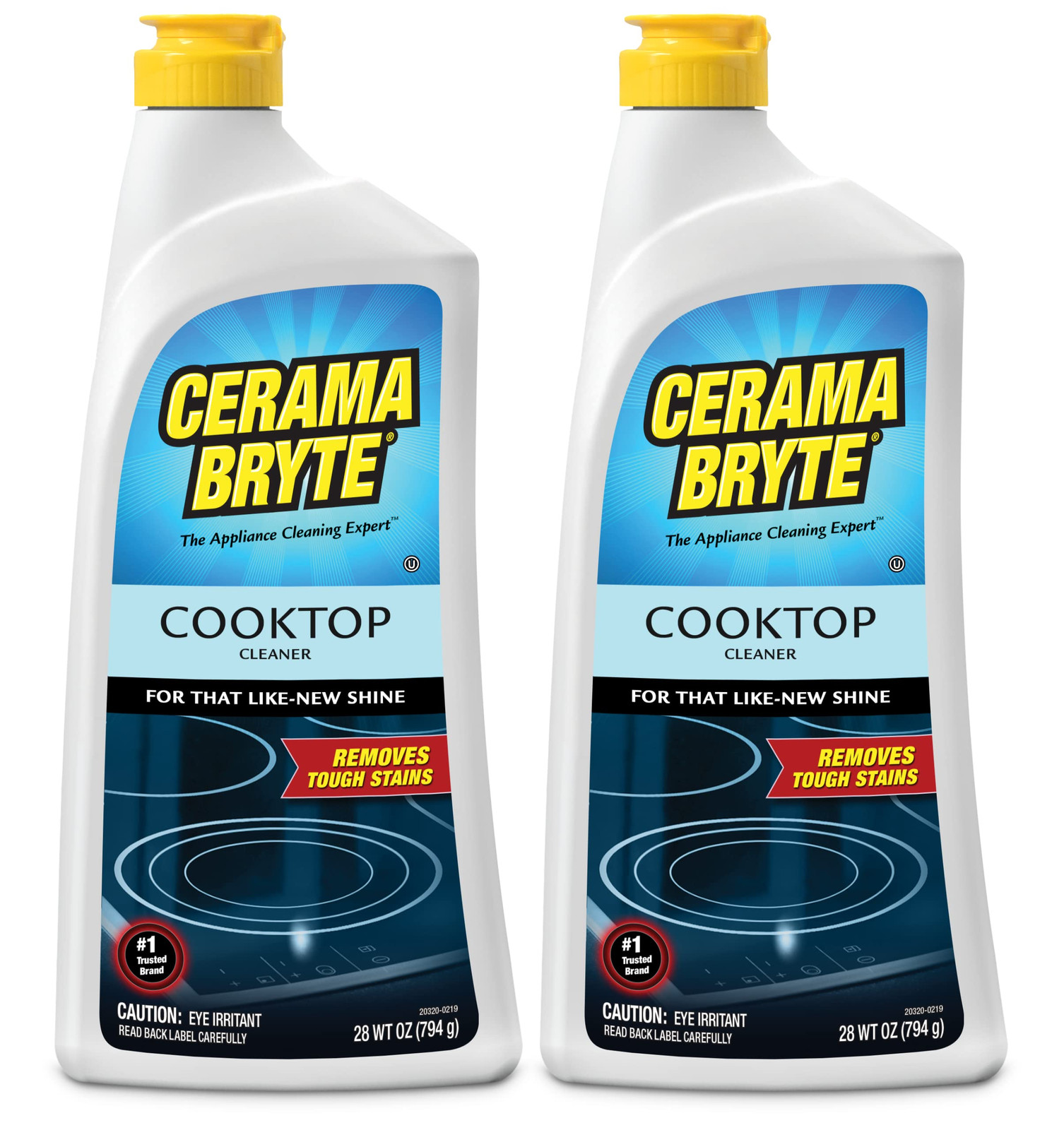 2 Pack – Cerama Bryte Glass-Ceramic Cooktop Cleaner 28 Ounce Each White 206282