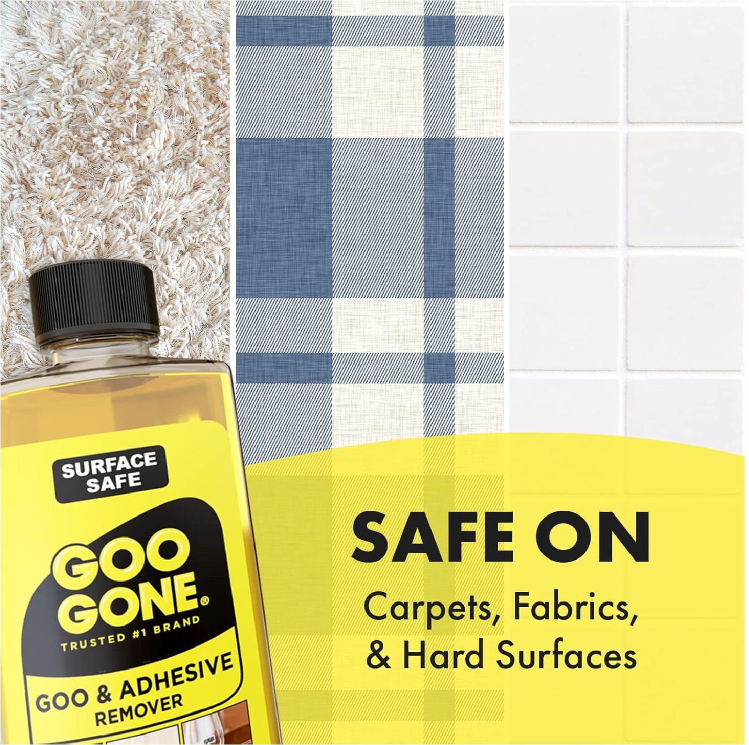 Goo Gone Original Liquid – 8 Ounce – Surface Safe Adhesive Remover Safely Remove