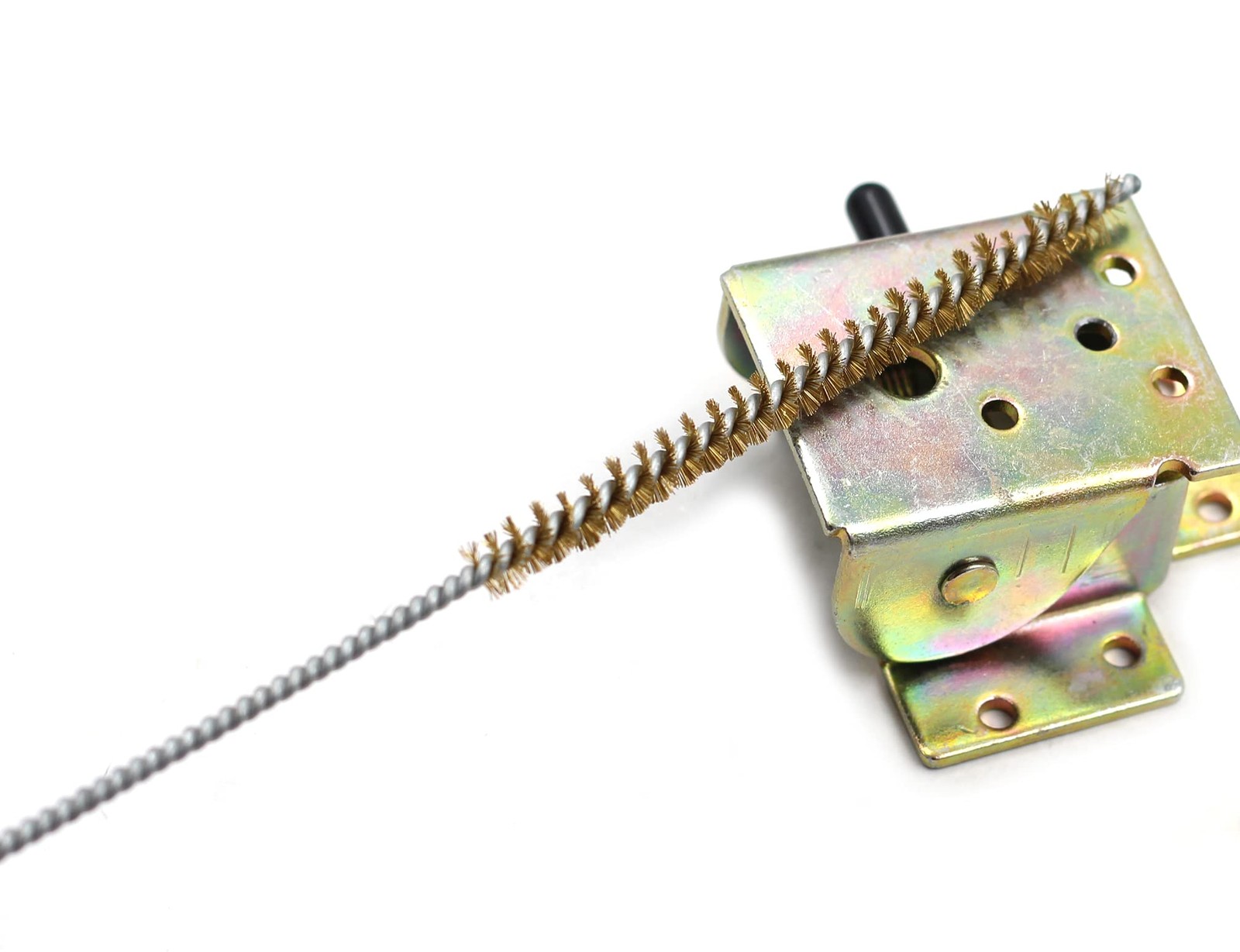 10 Pcs 6mm Diameter Brass Wire Tube Brush Cleaning Tool 30cm Length