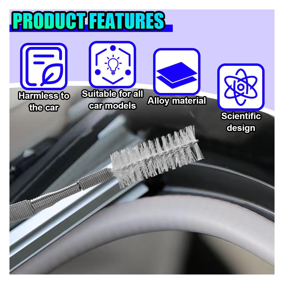 Auto Sunroof Drain Cleaning Tool, 78 Inch Long Pipe Cleaners Flexible Drain …
