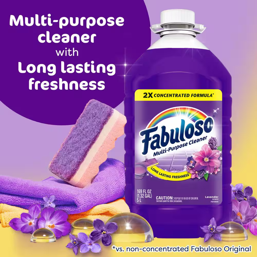 169 Oz. Lavender 2X Concentrated All Purpose Cleaner and Floor Cleaner