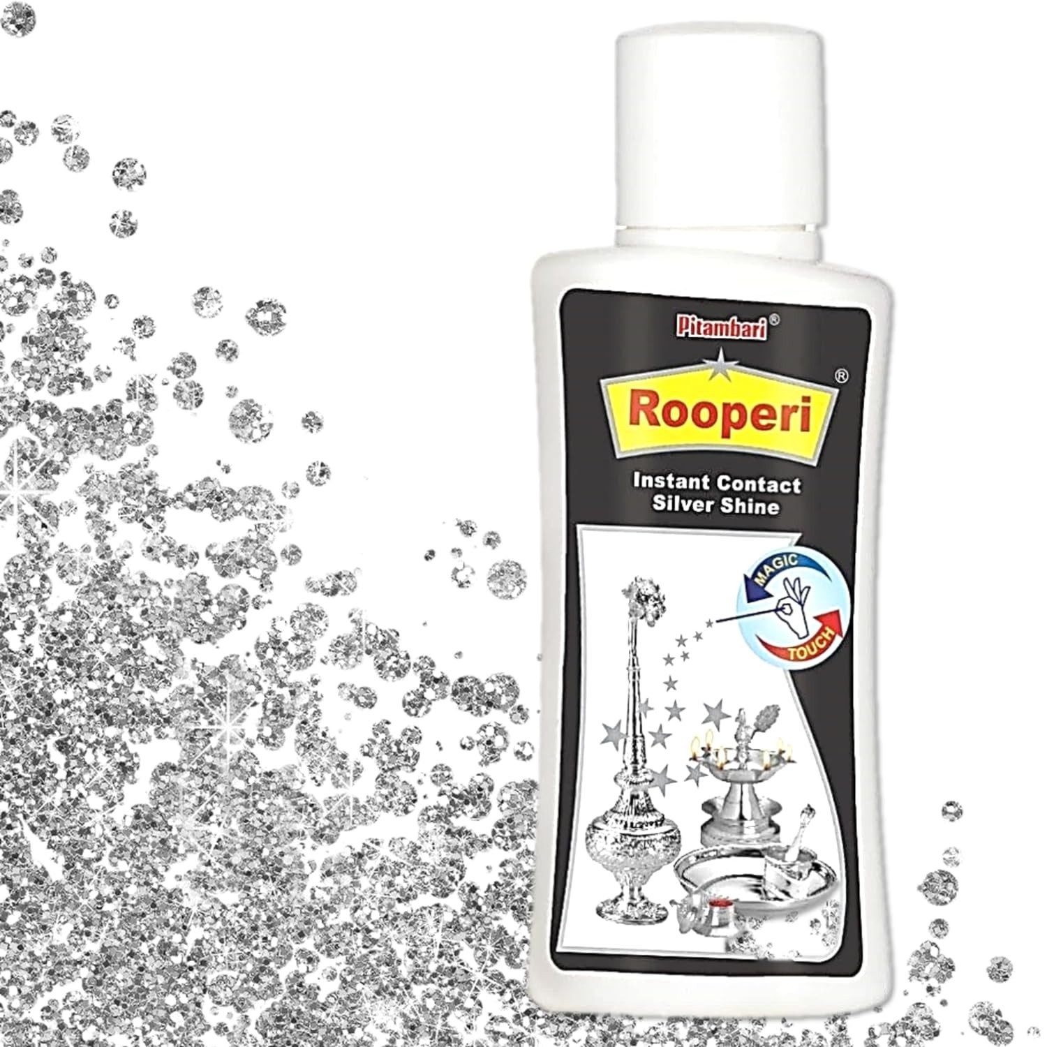 2 Latest Pitambari Rooperi India Instant contact Silver Shining &Cleaning Polish