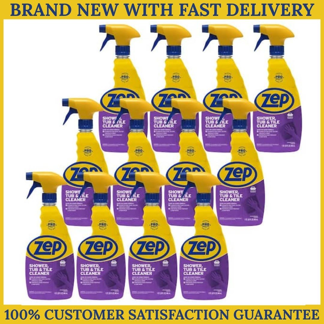 Zep Shower, Tub and Tile Cleaner Spray ZUSTT32PF 32-fl oz Pack of 1/4/6