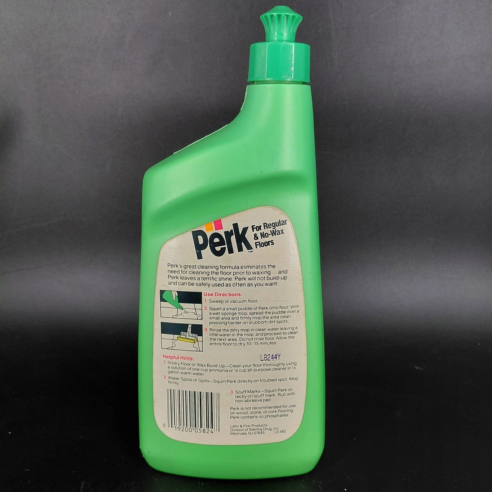 Perk One-Step Surface Floor Cleaner 22 Fl Oz Regular No-Wax Floors Discont 90s