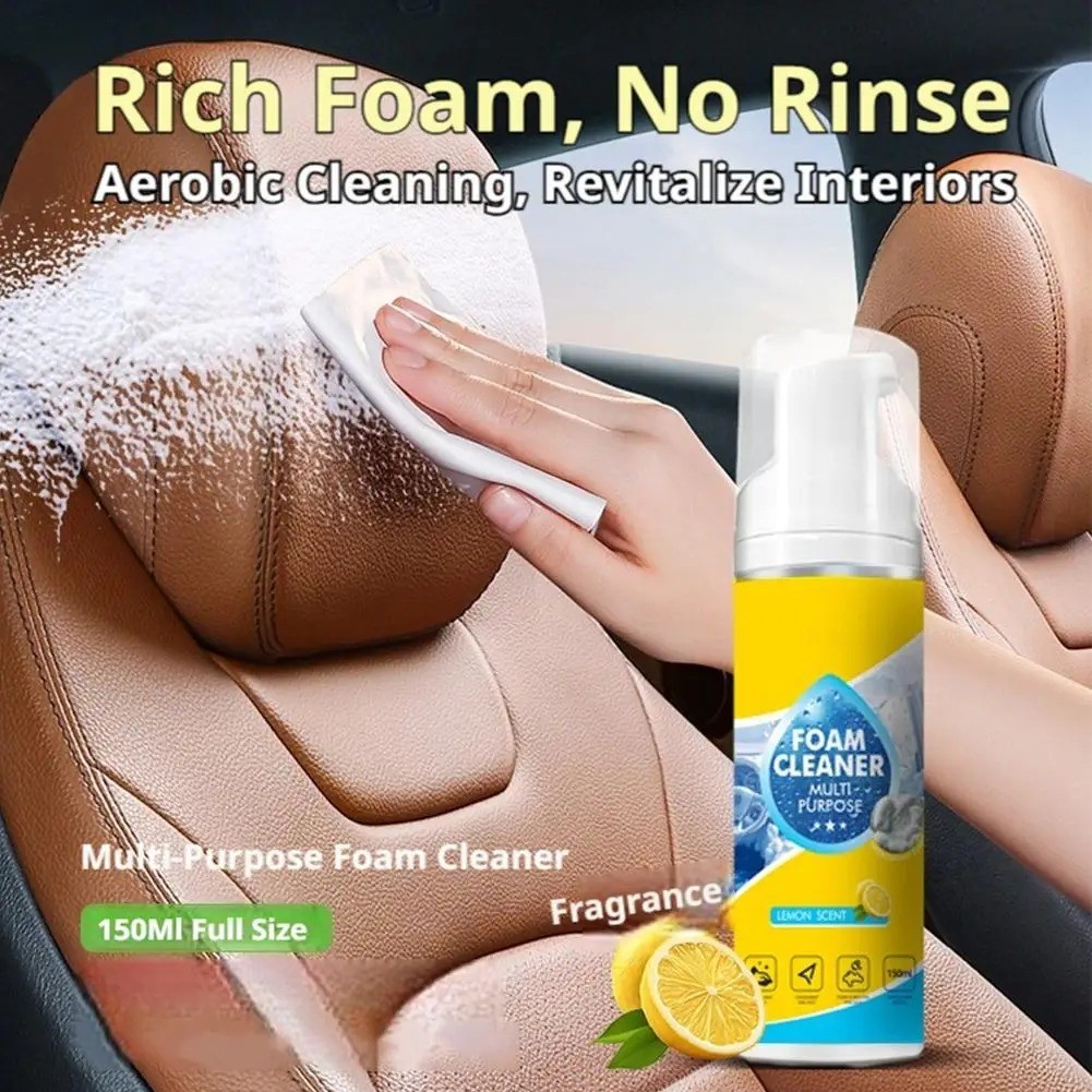 4-in-1 Multi-Enzyme Foam Cleaner, All-Purpose Spray 5oz with Sponge & Towel