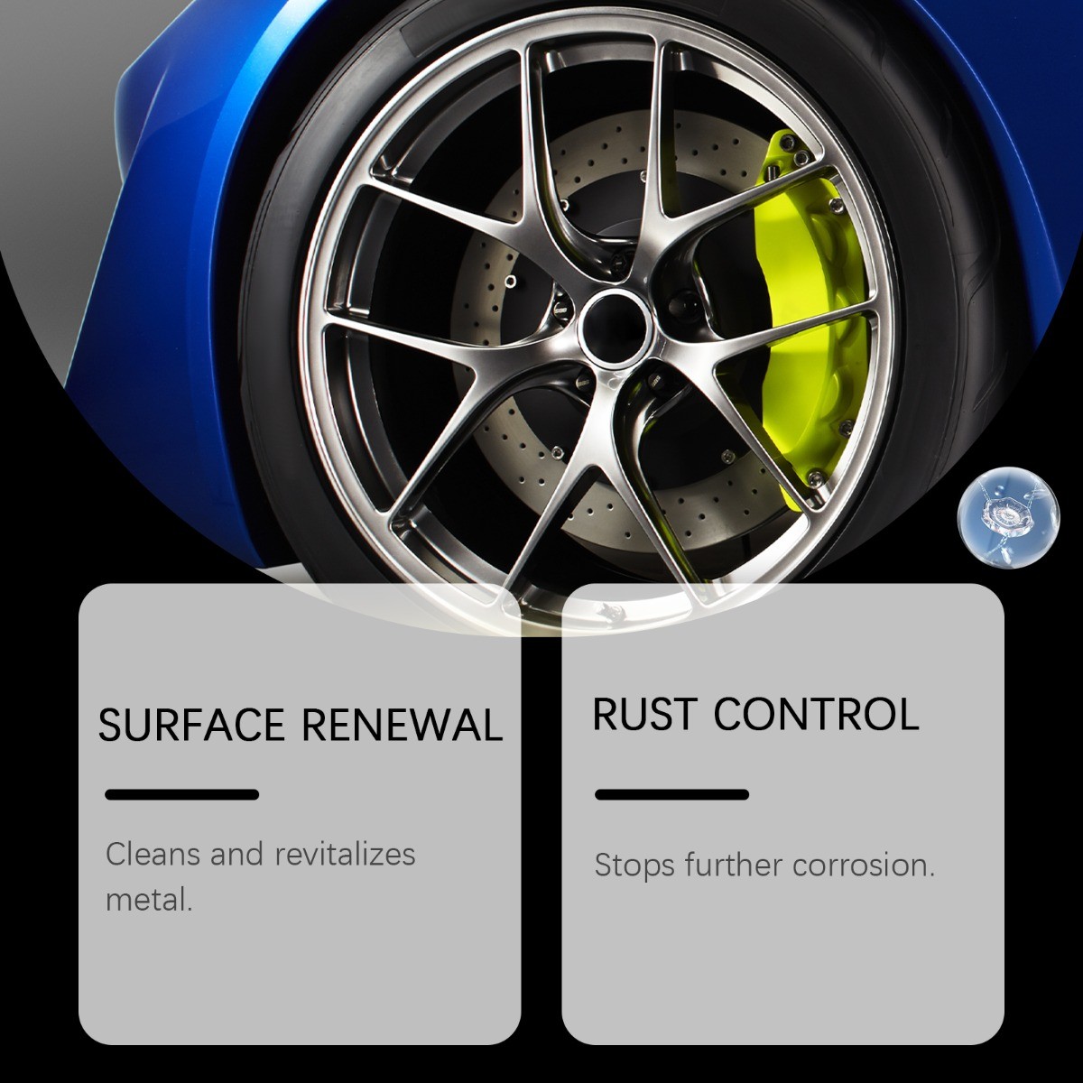 Multi-Purpose Foam Cleaner, Rust Remover & Scratch Repair for Cars, Metal