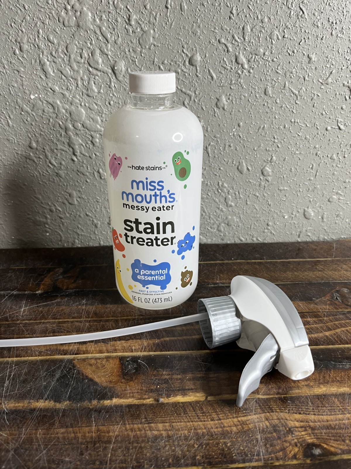Miss Mouth’s Messy Eater Stain Treater 16oz Spray Bottle Non-Toxic Stain Remover