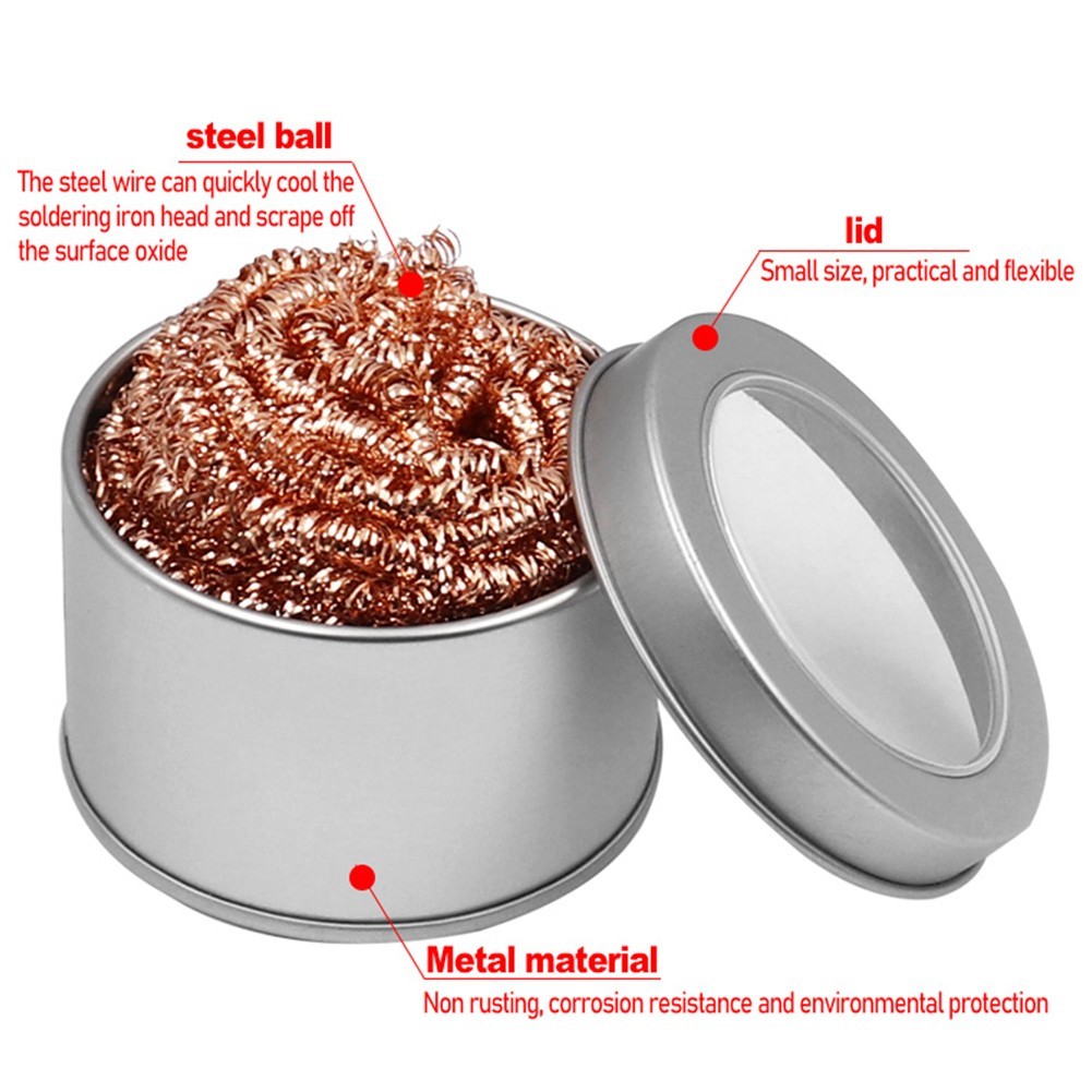 “High Quality Copper Mesh Filter for Efficient Soldering Iron Maintenance”