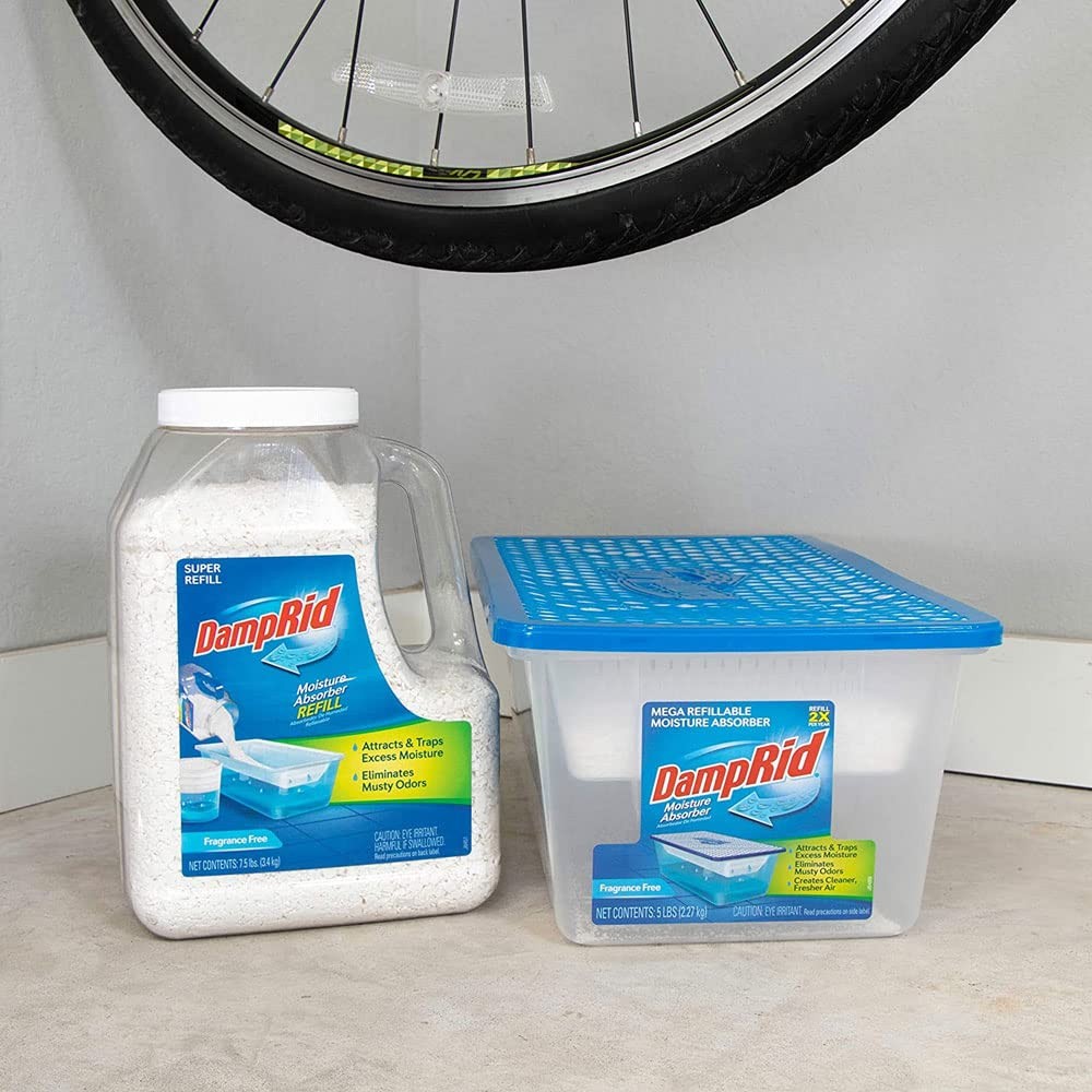 DampRid – Fragrance Free Mega Moisture Absorber Refill 7.5 lb, White
