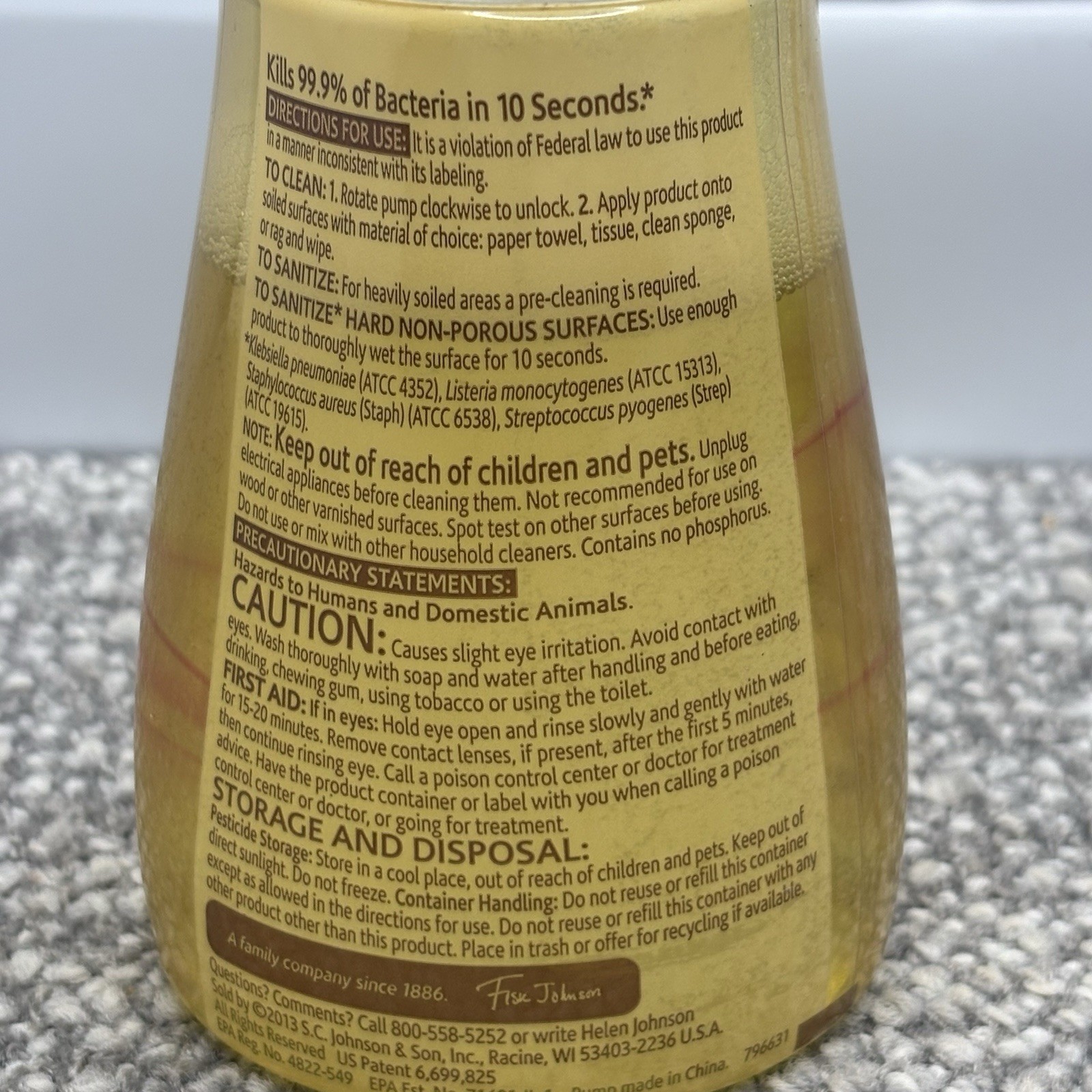 Windex Touch Up Multi Surface Cleaner Fast Versatile Citrus Scent NEW 10 Oz Disc
