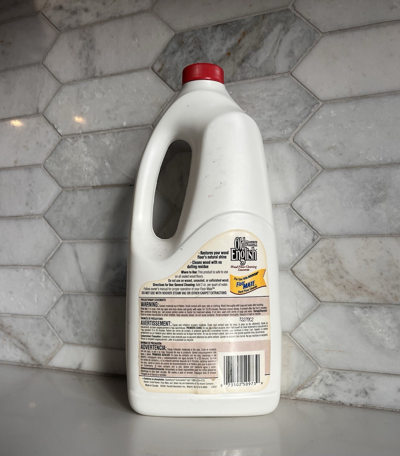 New & Sealed Old English Wood Floor Cleaner Hoover Floor Mate Machine 32 oz