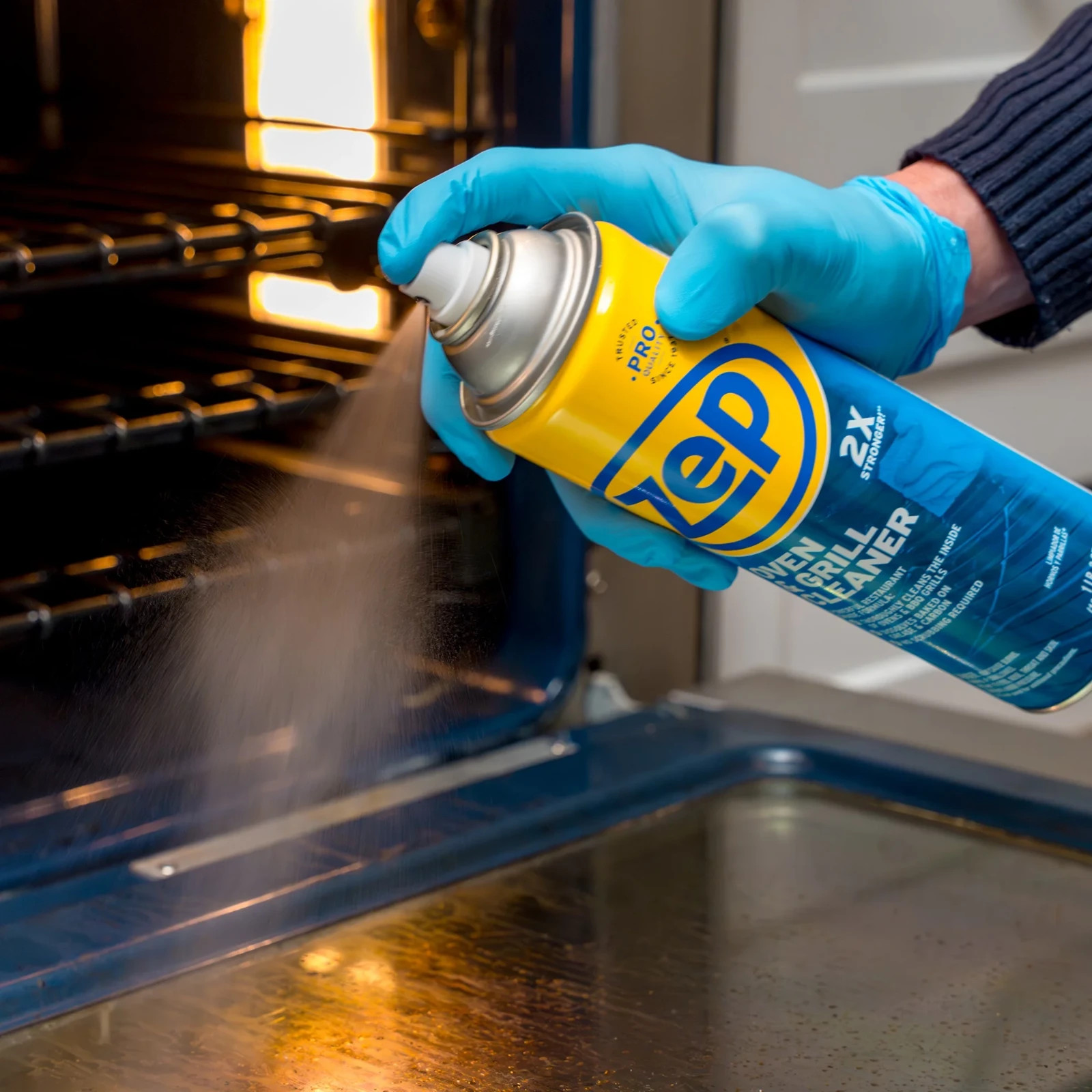 Zep Heavy-Duty Oven and Grill Cleaner – 19 oz, Dissolves Grease (Pack of 2)