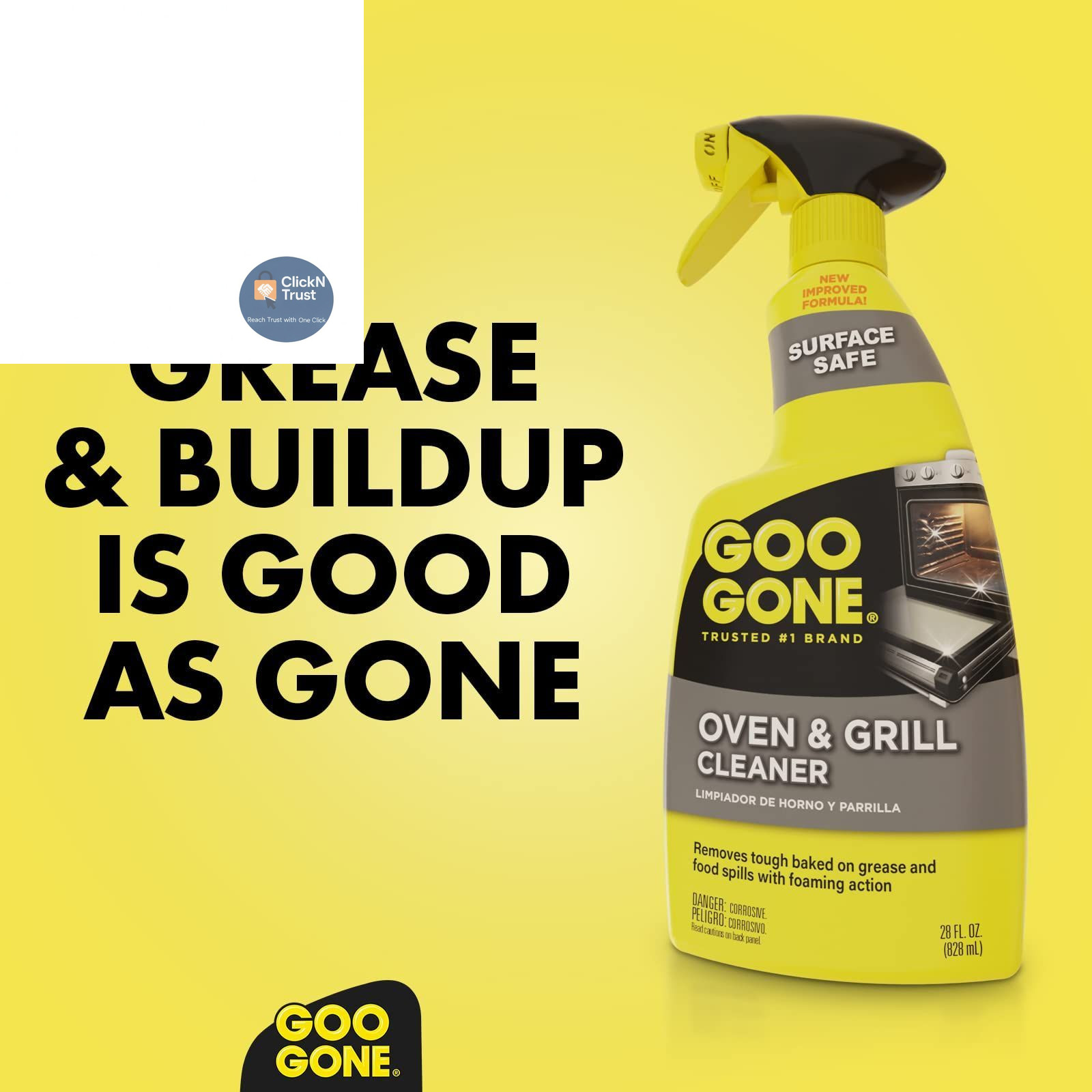Goo Gone Oven and Grill Cleaner – 28 Ounce – Removes 28 Fl Oz (Pack of 1)