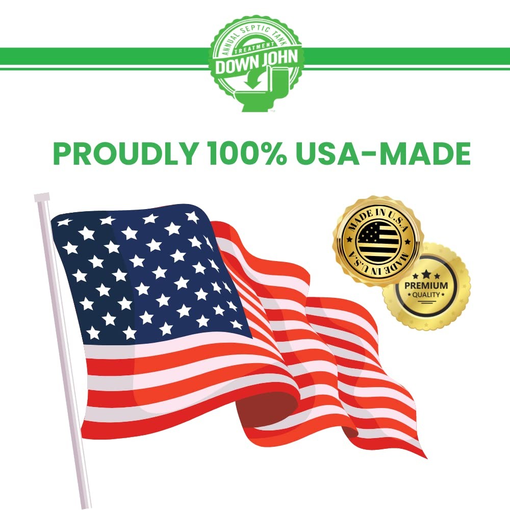 (Once-A-Year) Septic Tank Treatment | 1 Year Supply | 3-Part Concentrate Live…