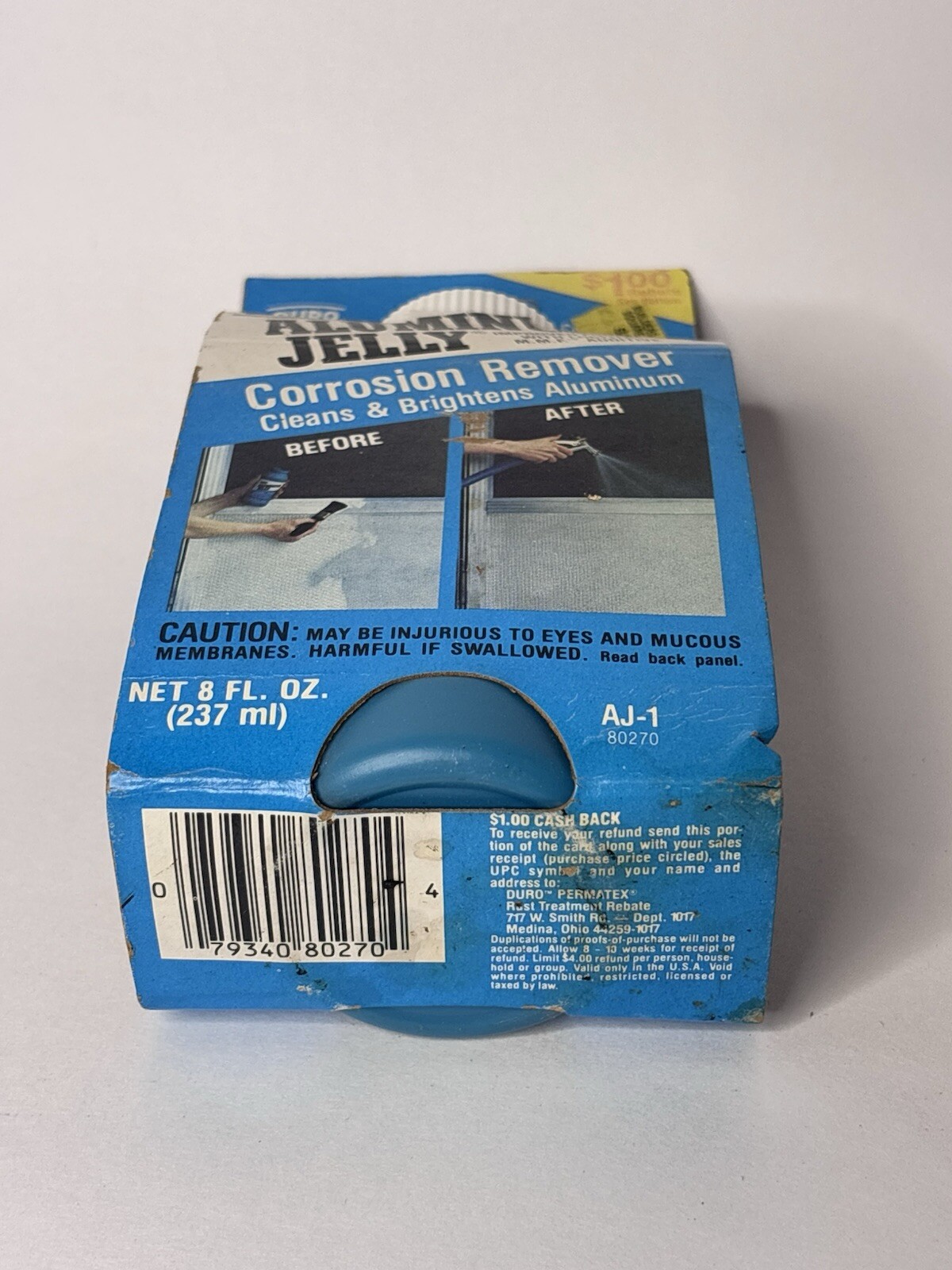 Duro by Loctite Aluminum Jelly Cleaner & Brightner 8 Fl Oz New Discontinued NOS