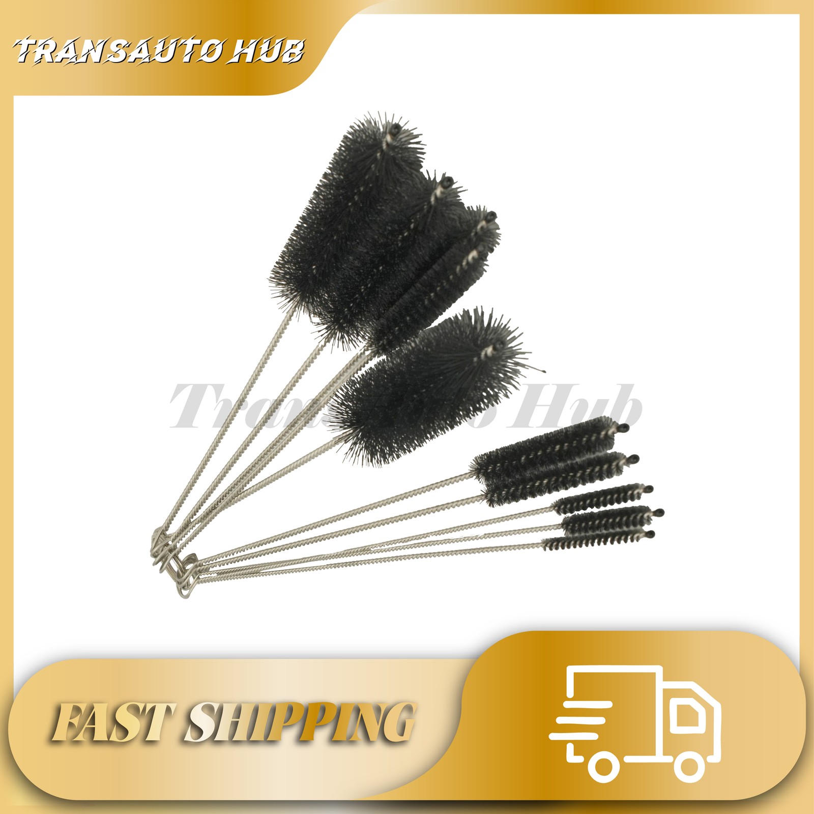 10PCS Set Nylon Small LongCleaning Straw Brush Cleaner Bottle Tube Pipe US