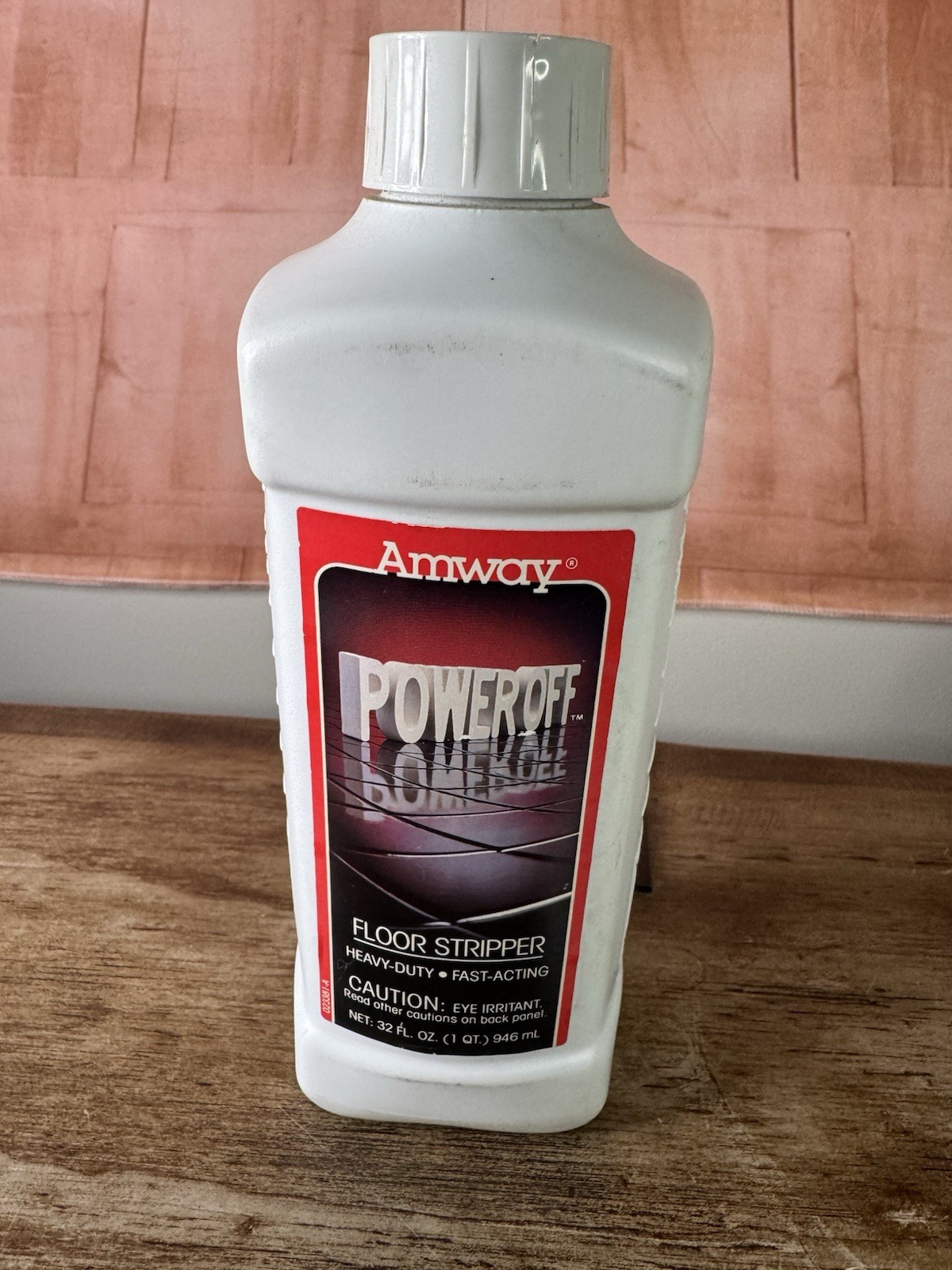 NEW Amway Power Off Floor Stripper 32 oz Heavy Duty Fast Acting Made USA 1987