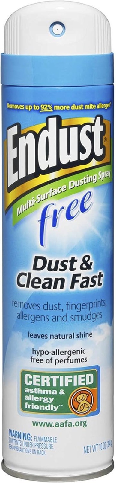 Hypo-Allergenic Fragrance-Free Dusting Spray – 10 Fl Oz Allergy-Friendly Formula