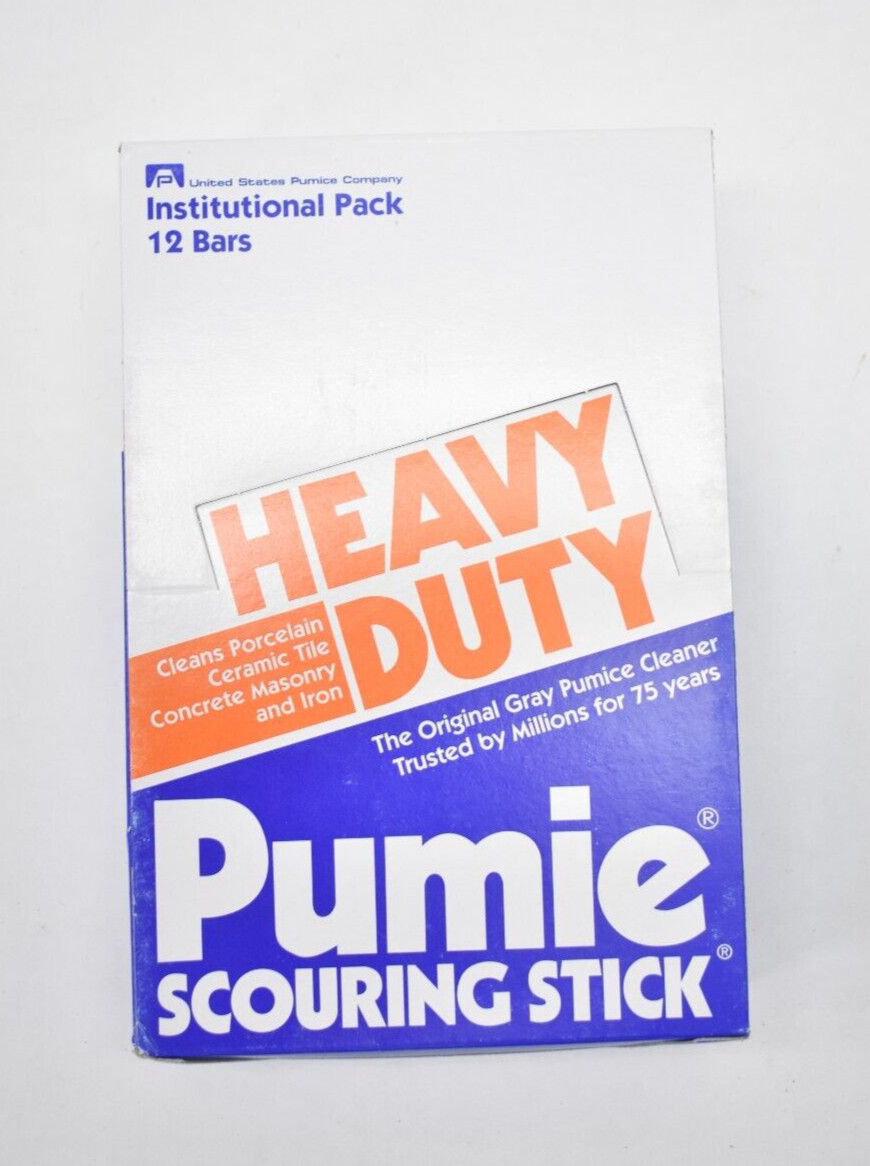 Pumie Scouring Stick Bars Tile Cleaner 12 Pack 5.75″ x 1.25″ Heavy Duty