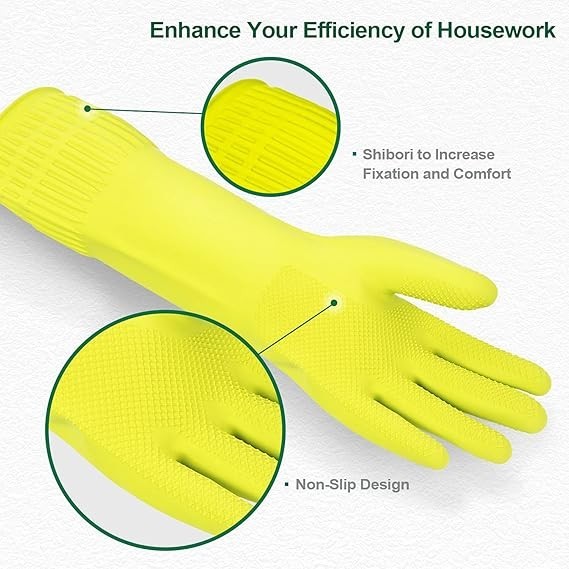 Reusable Household Dishwashing Cleaning Medium (Pack of 2), Green