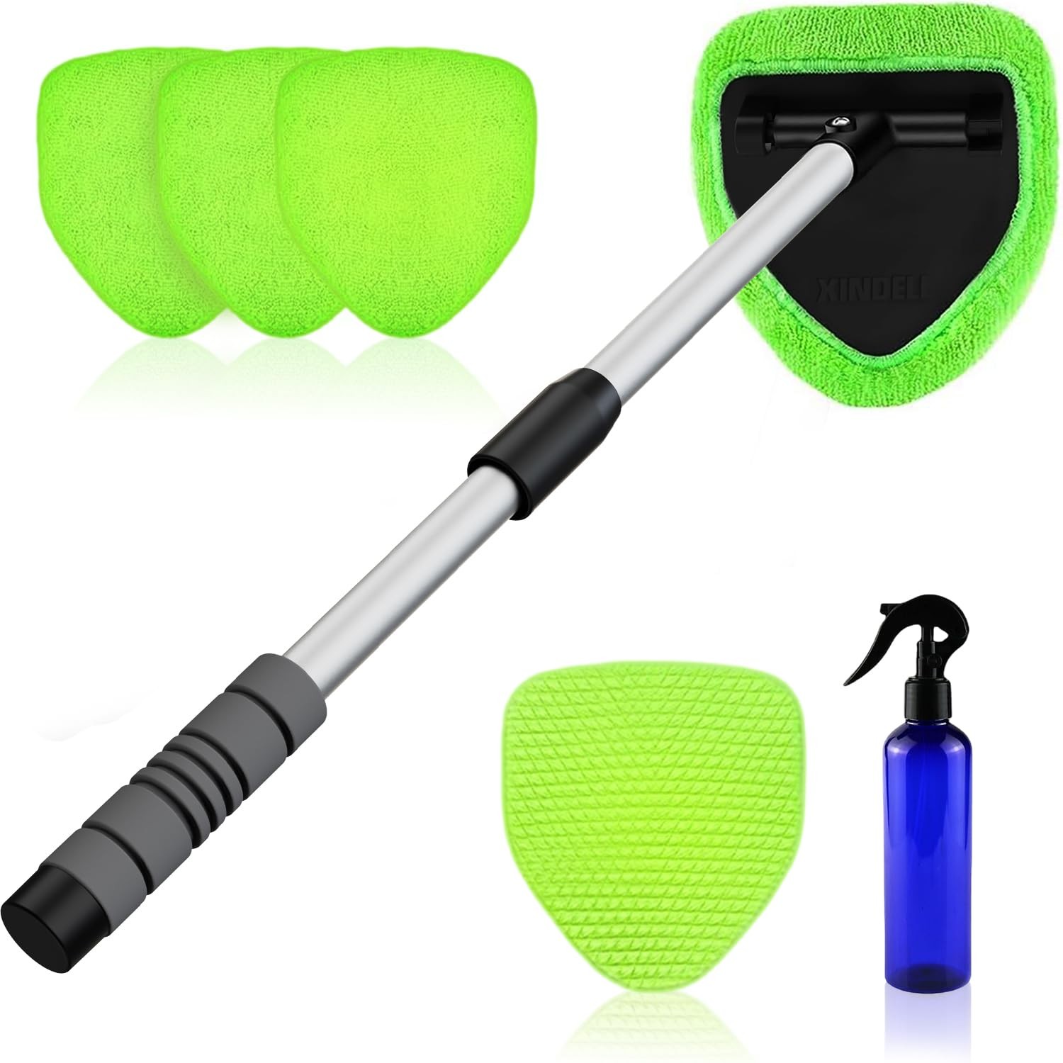 XINDELL 29-inch Windshield Cleaner Tool – Car Interior Window Cleaning Kit wi…