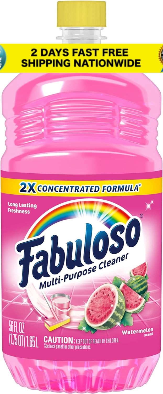 Fabuloso Multi-Purpose Cleaner 2X Concentrated Formula 56 Oz Watermelon