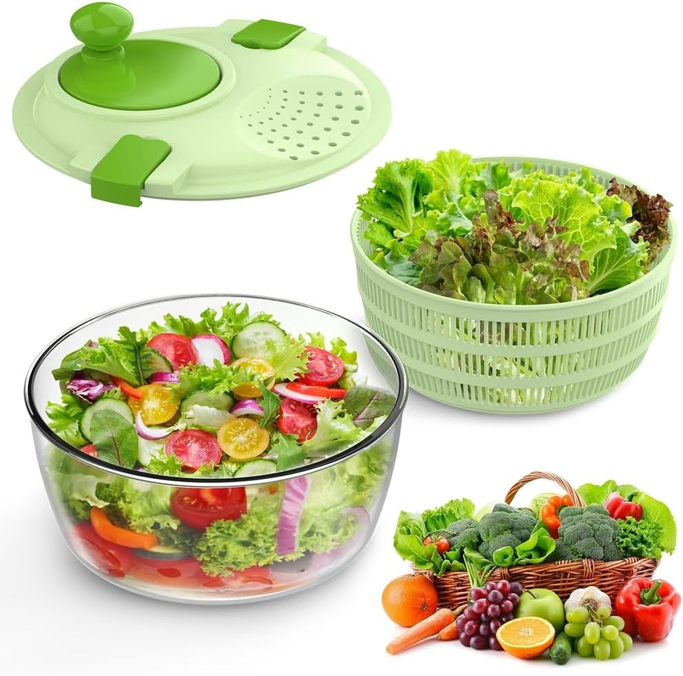 Fruit Cleaner Spinner With Fruit Washer Bowl