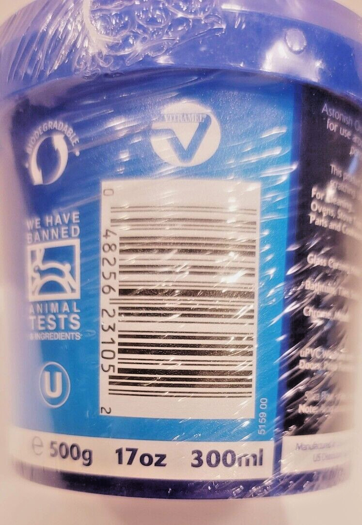 Astonish Oven & Cookware Cleaner Cleaning Paste 500 g 17 oz 300mL New Sealed