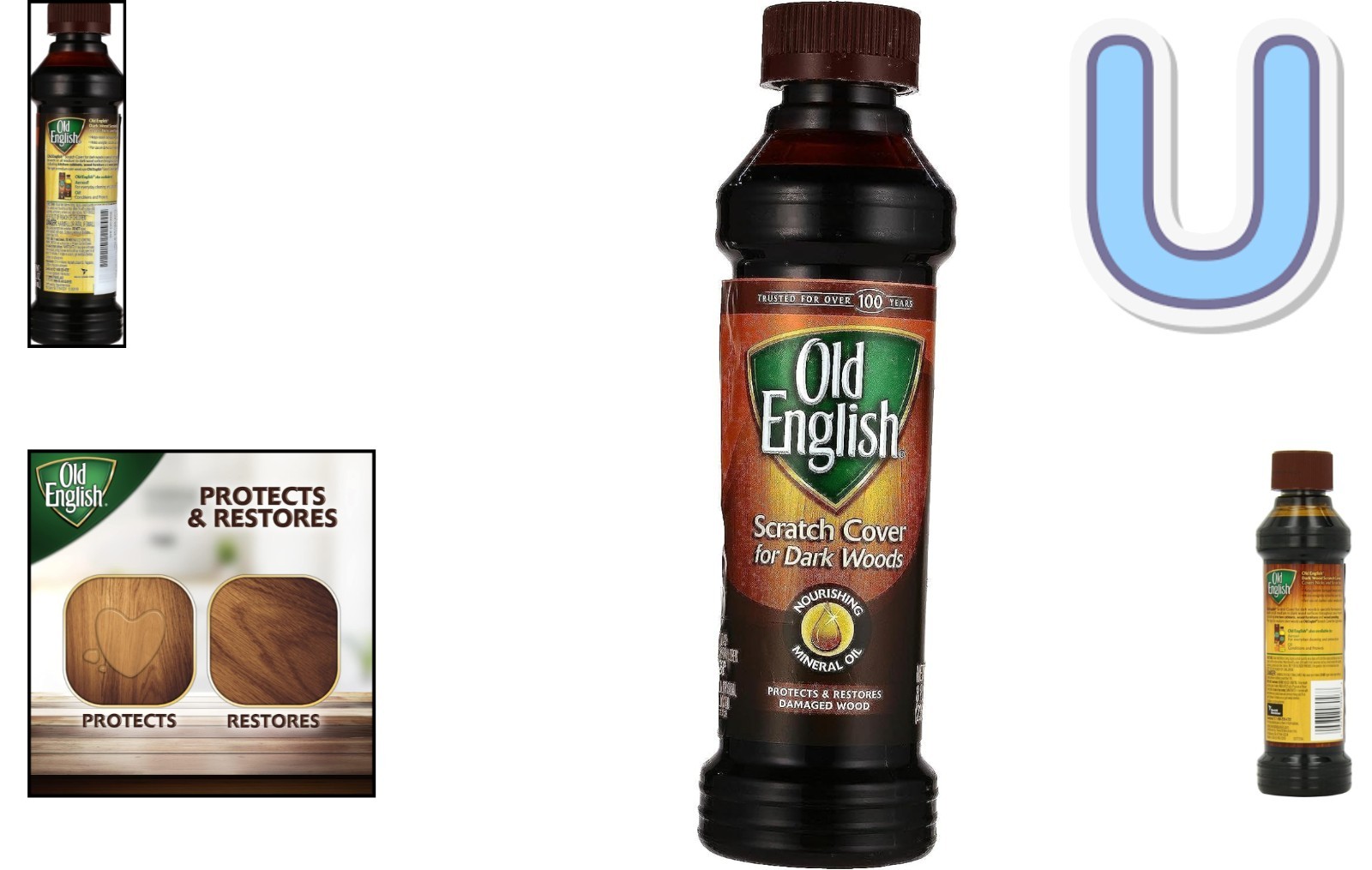 8oz Dark Wood Scratch Cover Liquid Polish – Revive Kitchen Cabinets & Furniture