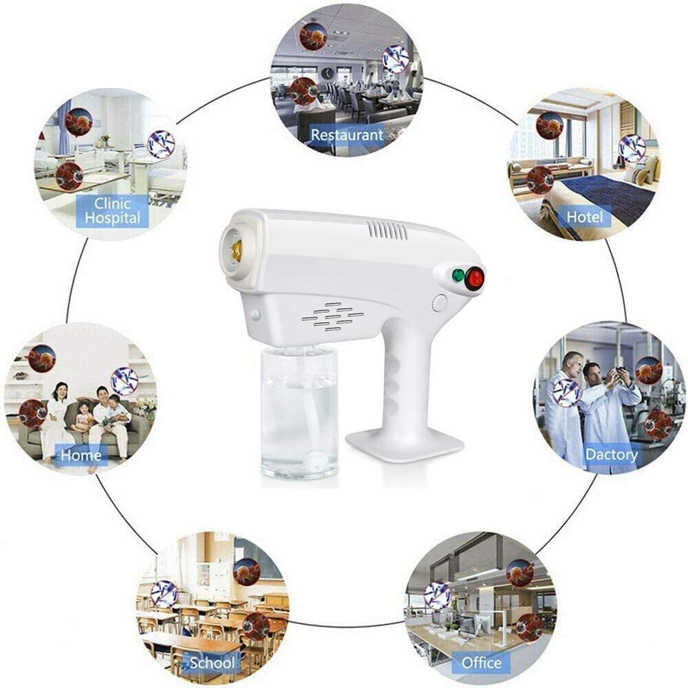Blue Lighter Handheld Nano Steam Atomizer, Fogger Machine Disinfectant Sprayer.