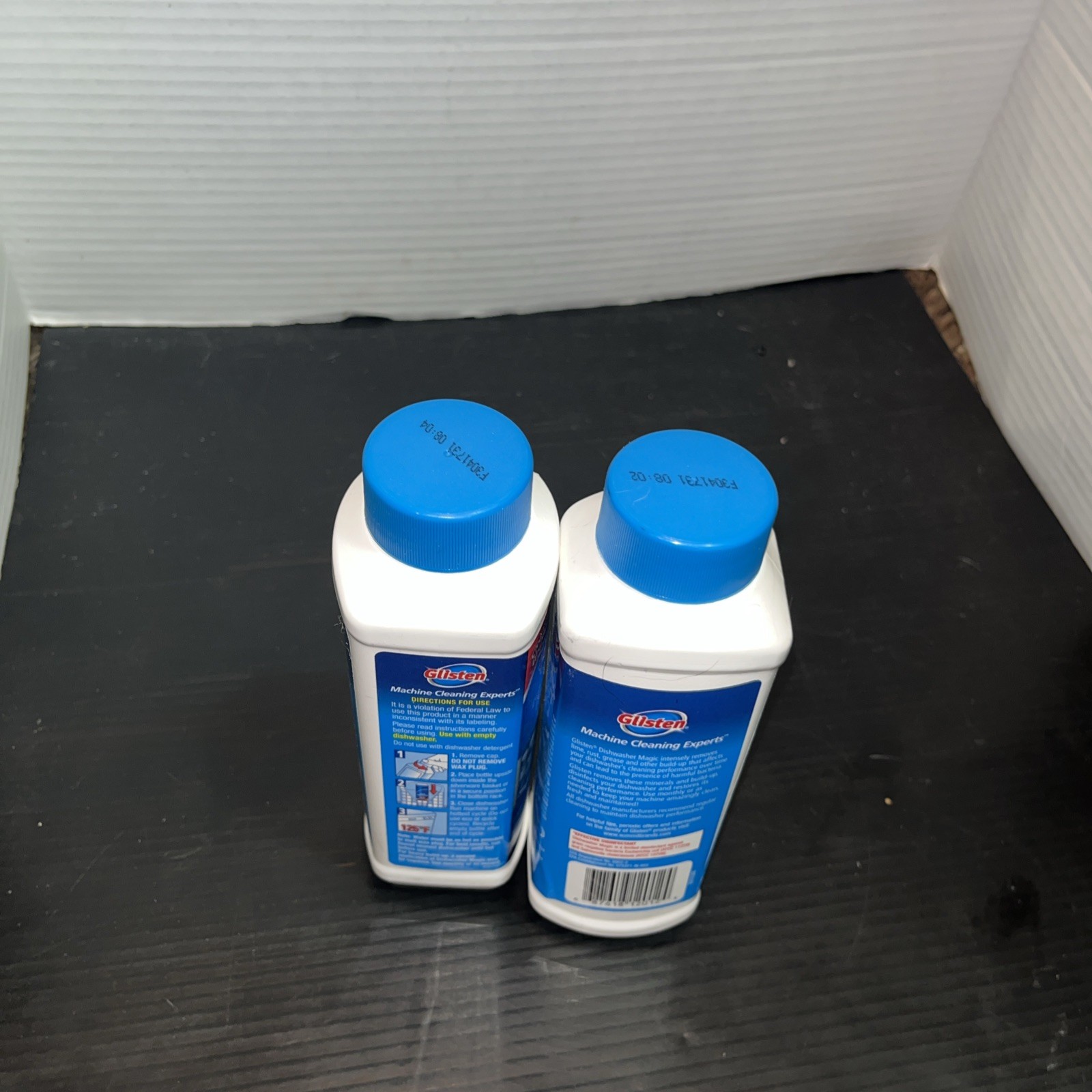 Lot Of 2 Glisten Dishwasher Magic Machine Cleaner! Brand New! 12 Fl Oz Each