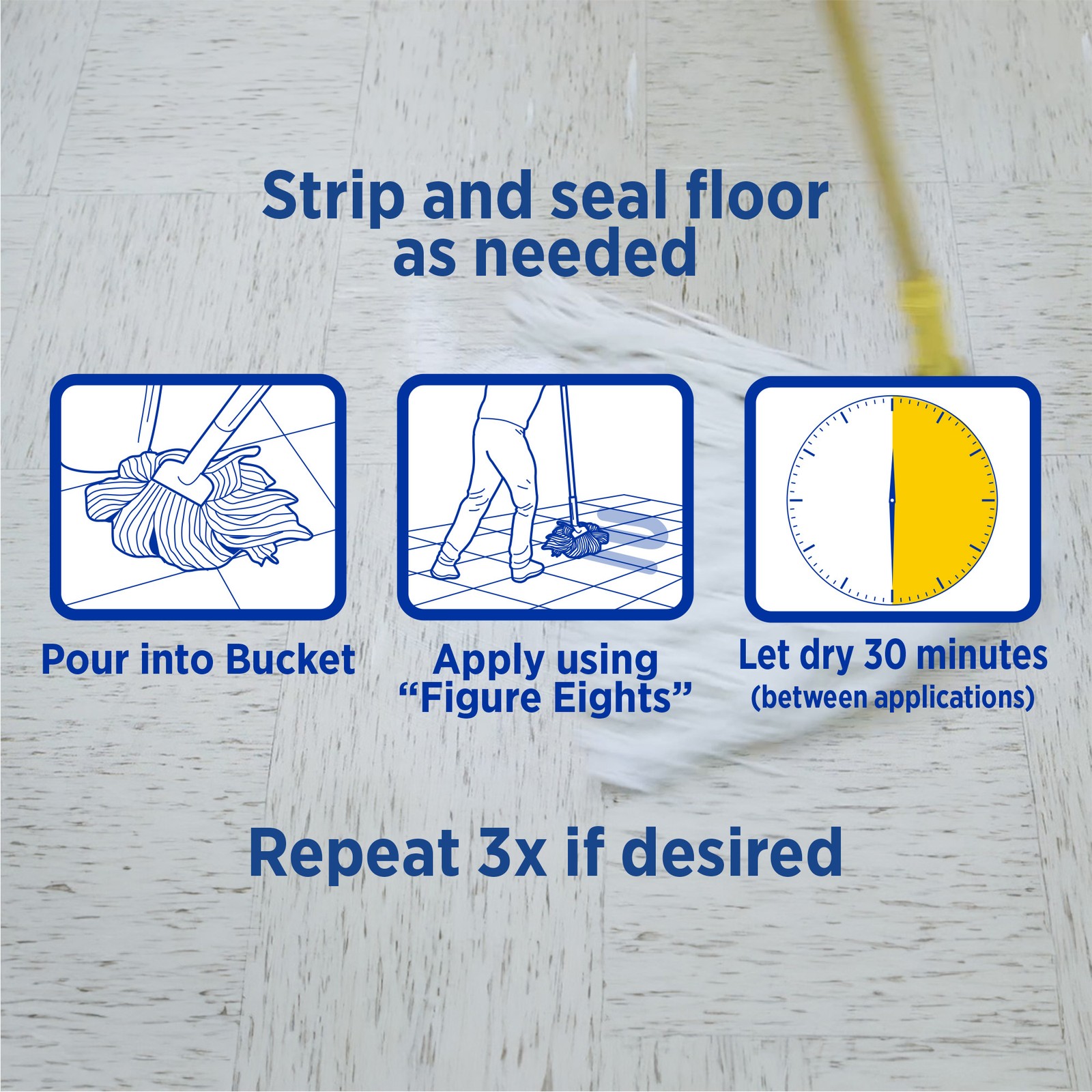 Zep High Traffic Floor Polish – 1 Gal (Case of 2) ECZUHTFF1282- Scuff-Resistant
