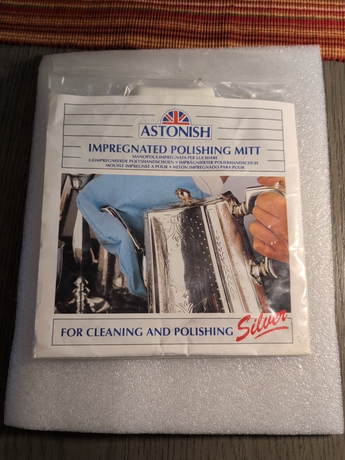Astonish Impregnated Polish Mitt For silver