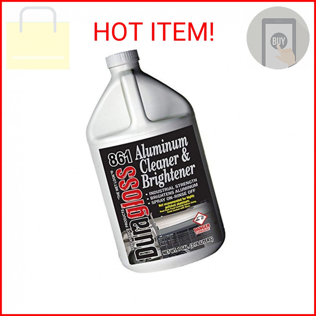 Duragloss 861 Automotive Aluminum Cleaner and Brightener, 1 gallon, 1 Pack