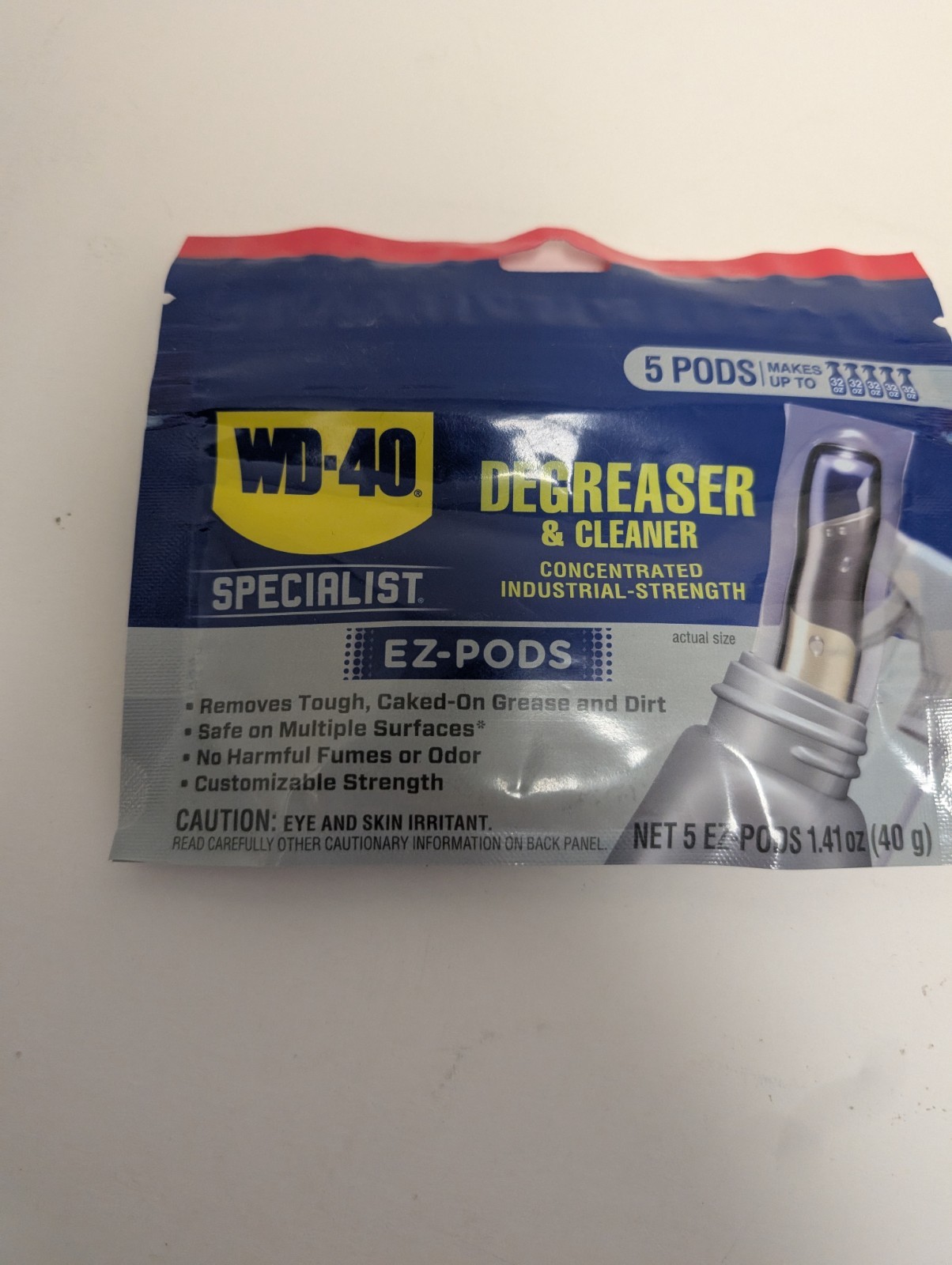 WD-40 Specialist EZ-Pods Degreaser Cleaner 5-Pods Pack Concentrated