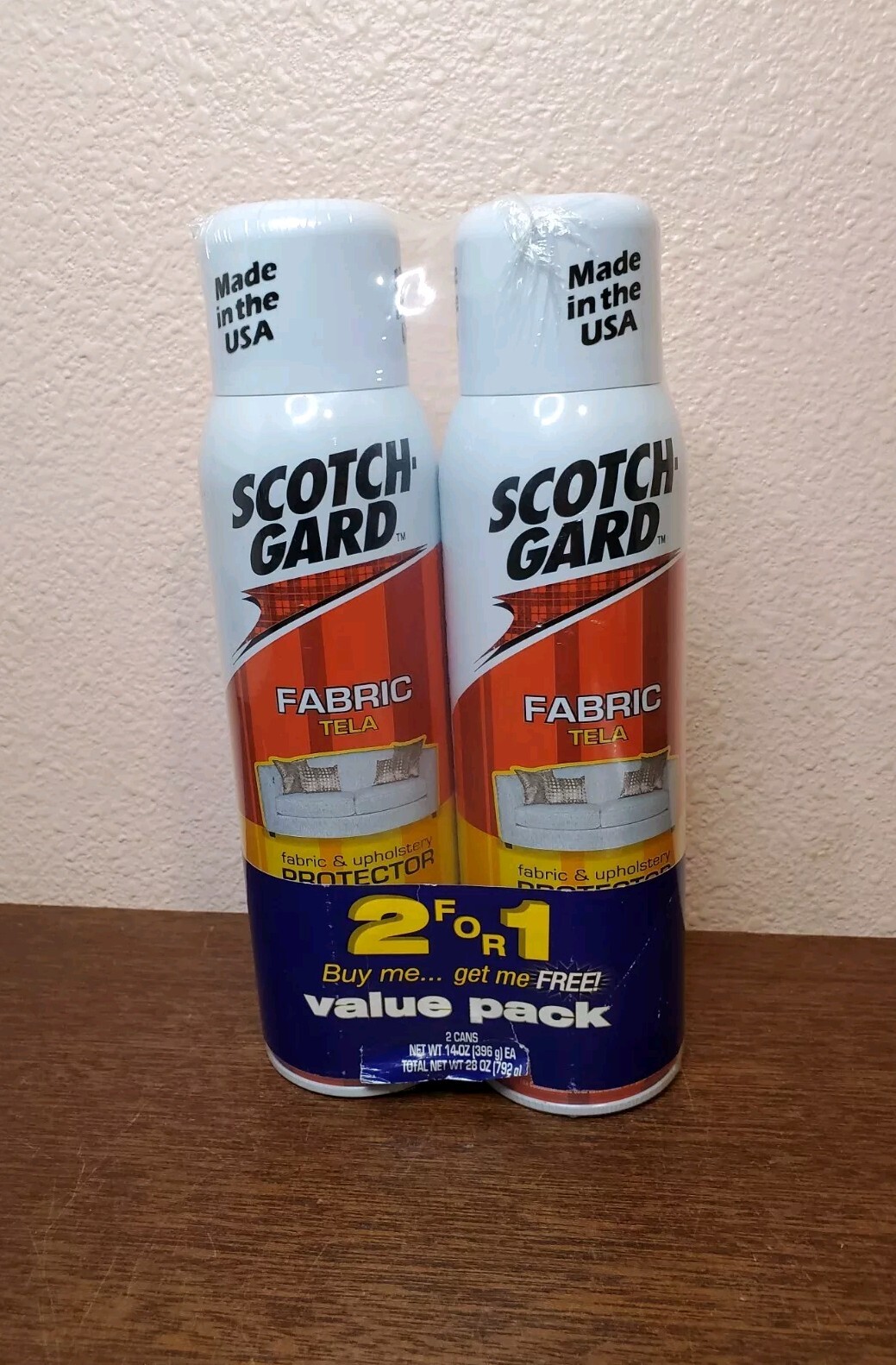 2pk Scotchgard 3M Fabric & Upholstery Protector 14 oz (28 oz Total) Discontinued