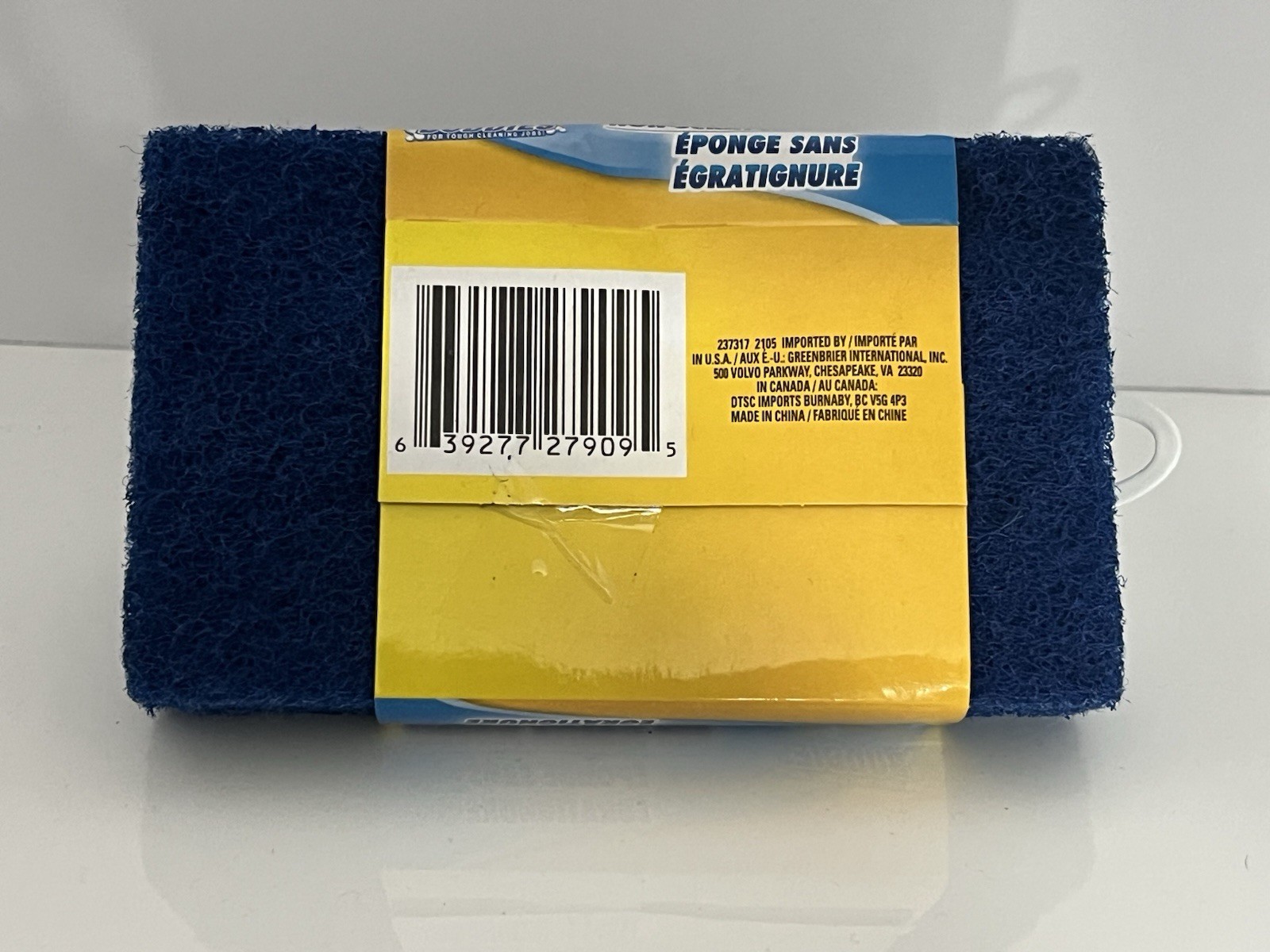 Scrub Buddies Non-Scratch Scourer Dish Scrub Brush Handle Non-Stick Safe New