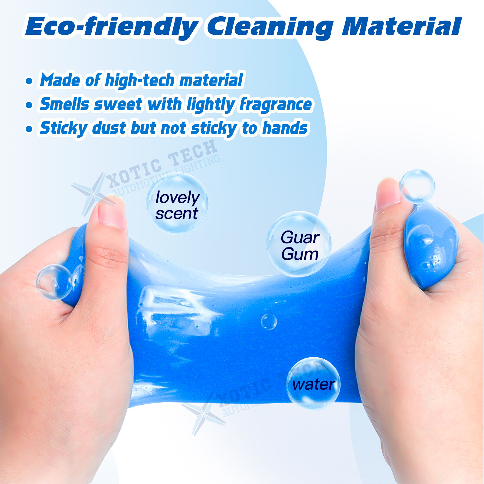 Multiple Use Car Interior Detailing Cleaning Gel Kit Air Vent Dust Putty Cleaner
