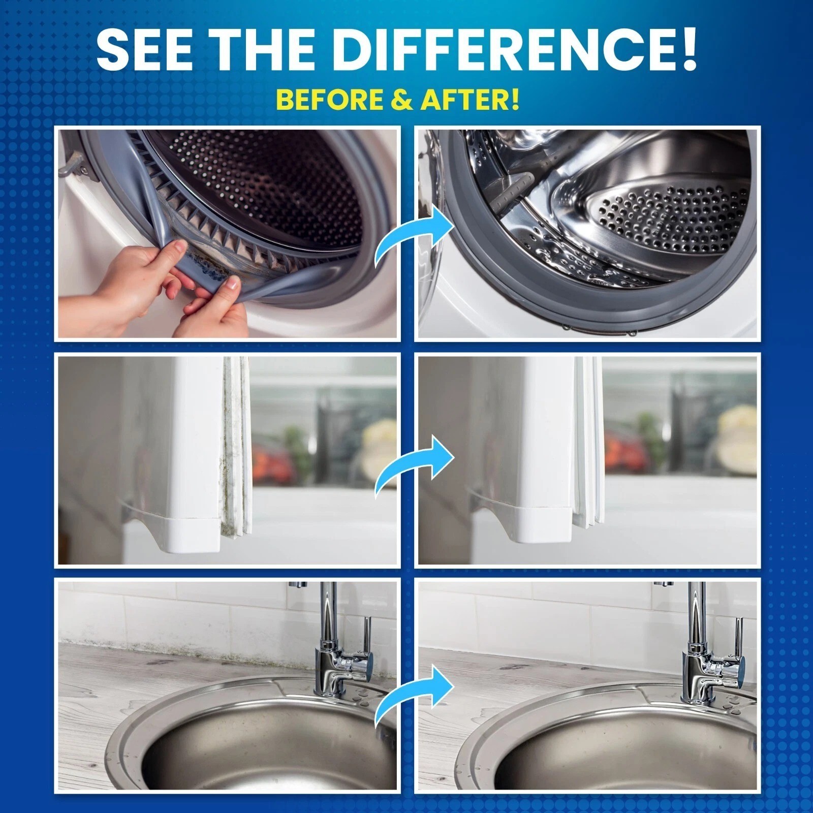 Bastion Washing Machine Cleaner,Deodorizer Descaler For AllWashers HE 24 Tablet