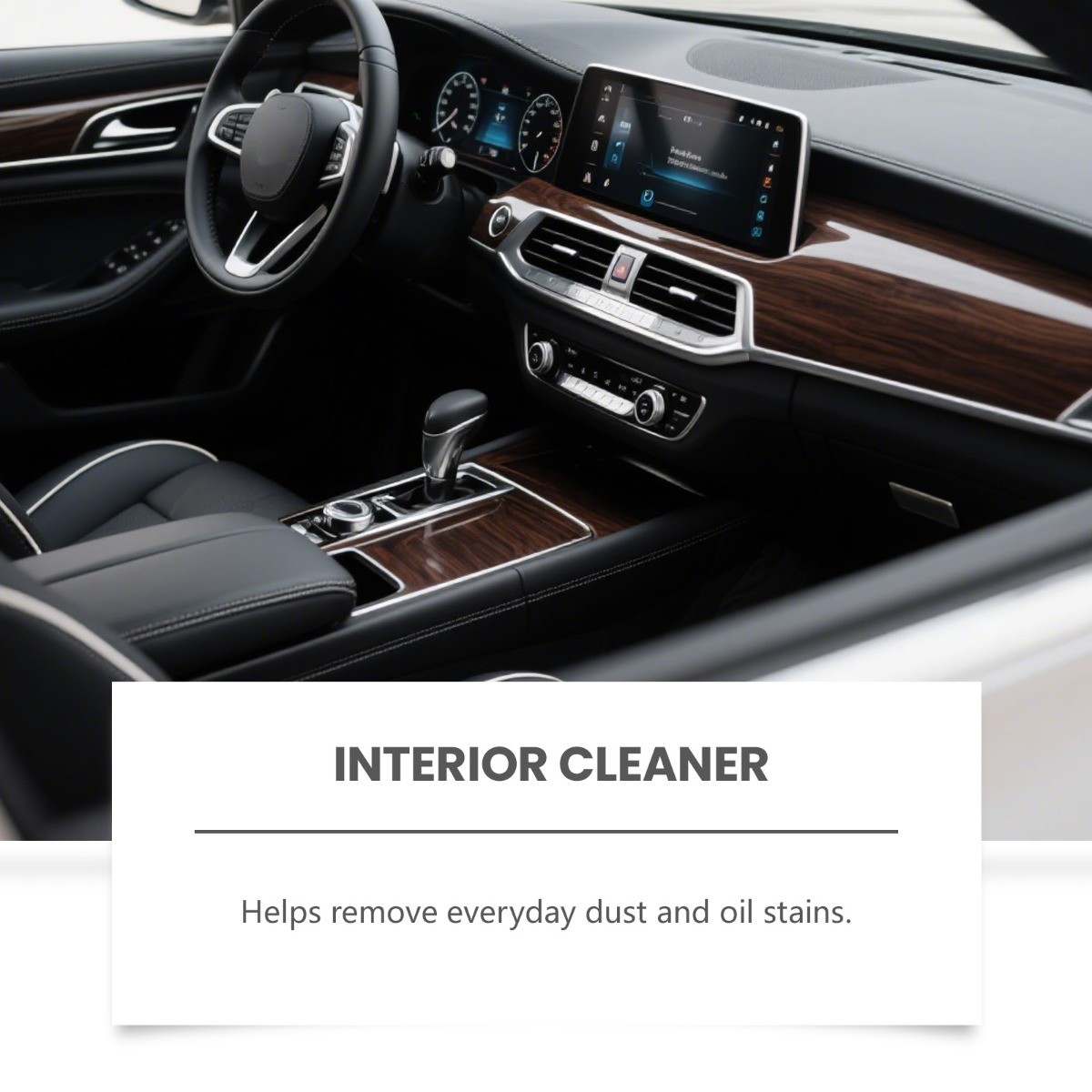 Car Interior Cleaner Spray for Leather Upholstery, Gentle Stain Remover