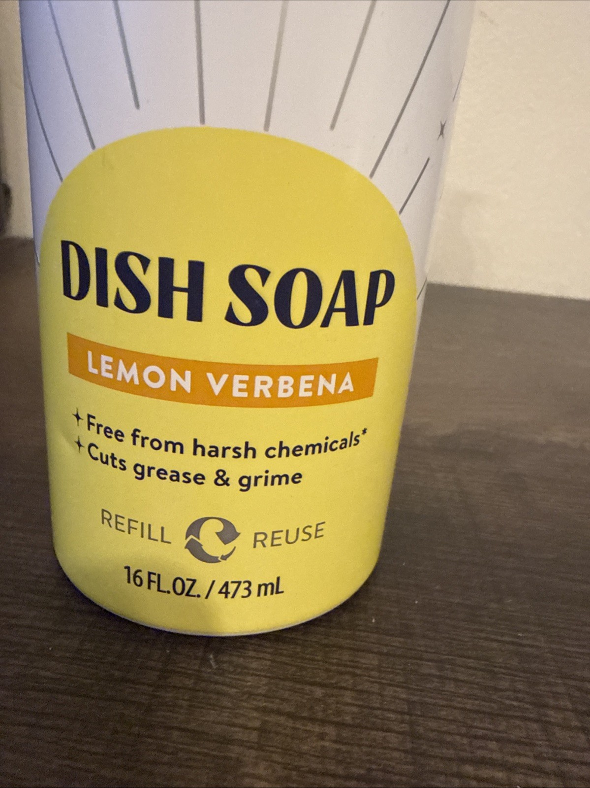 2-CLEAN CULT DISH SOAP 16 OZ CAN EACH-FRESH RAIN & LEMON VERBENA-BOTH NEW