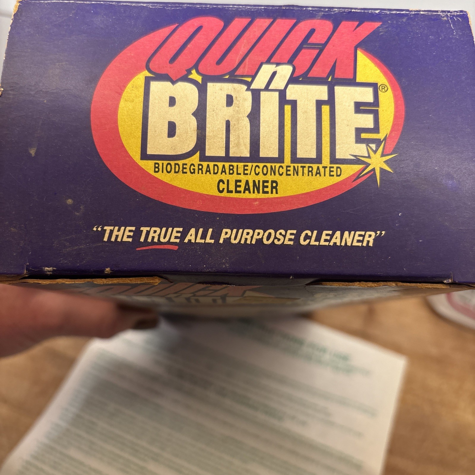 Quick ‘n Brite All-Purpose Liquid Cleaner 64oz Concentrate VTG – 1999