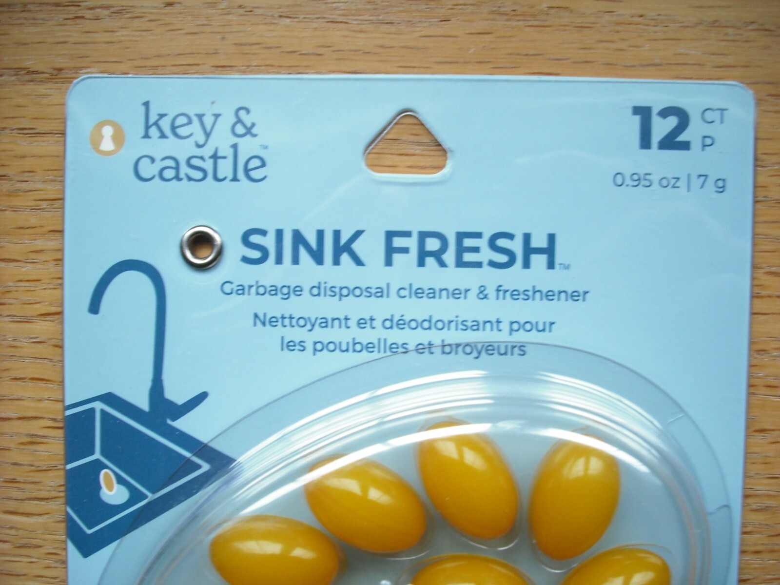 SINK FRESH NIP Garbage Disposal Freshener Cleaner 24 Ct Lemon Scent FREE Ship!